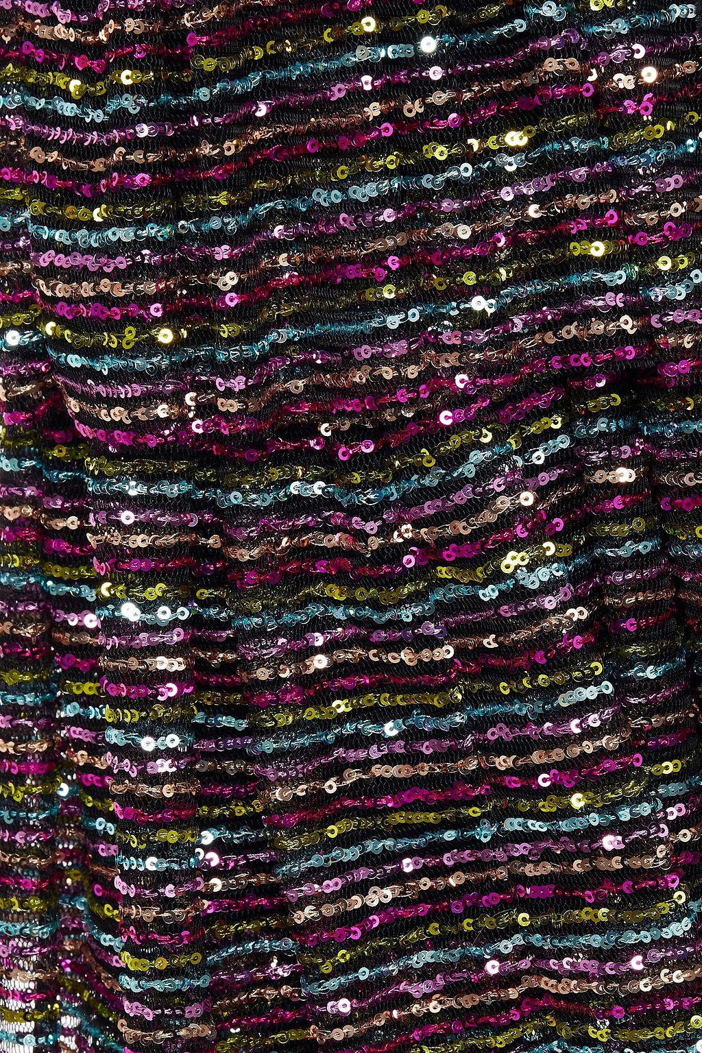 REDVALENTINO Tiered sequined tulle mini dress