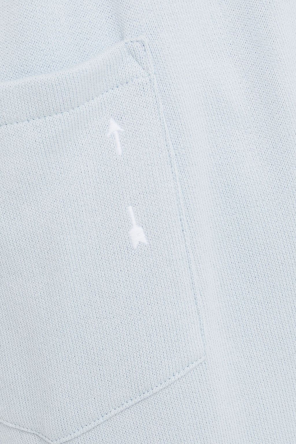 THE UPSIDE Major French cotton-terry track pants