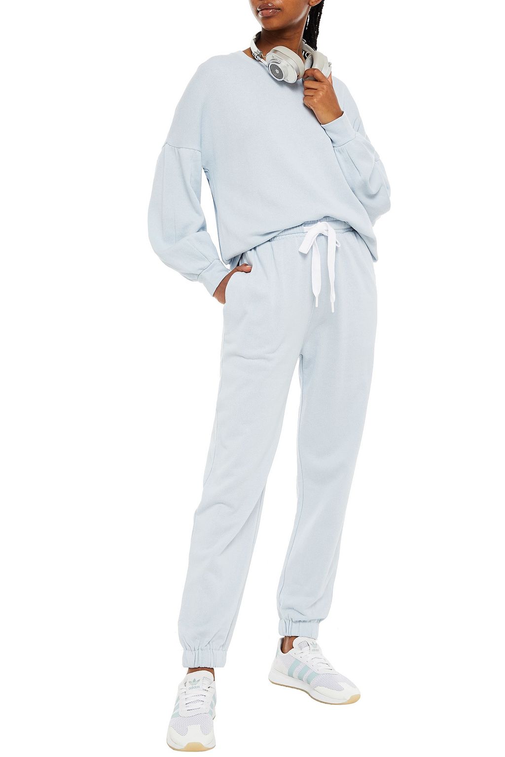 THE UPSIDE Loire Bella French cotton-terry sweatshirt