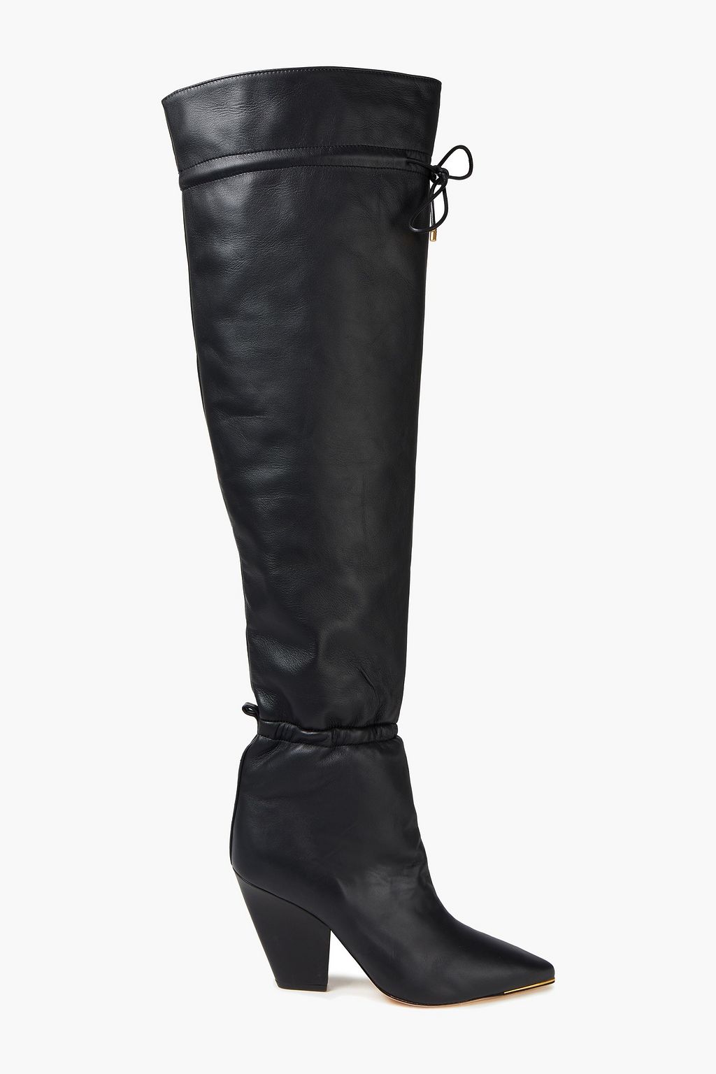 TORY BURCH Leather over-the-knee boots | Sale up to 70% off | THE OUTNET