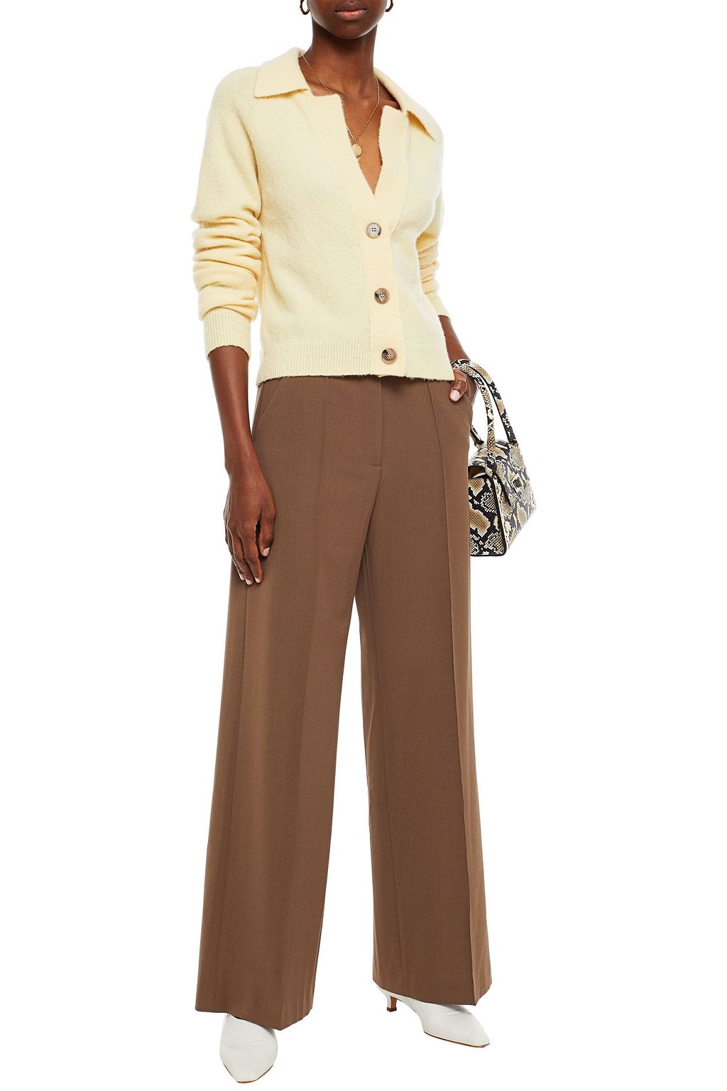 NANUSHKA Crepe wide-leg pants