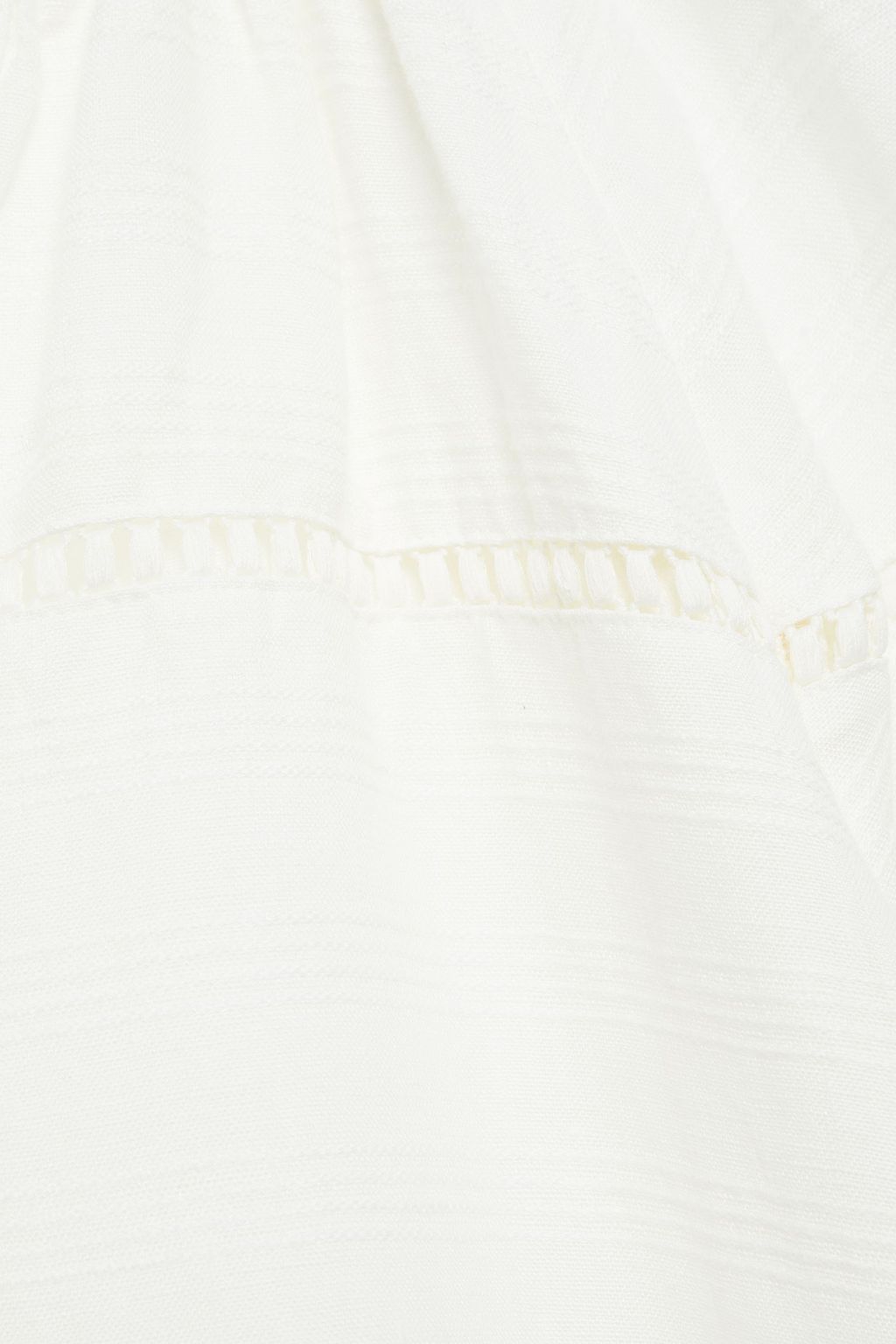 HEIDI KLEIN Belted linen-jacquard midi dress