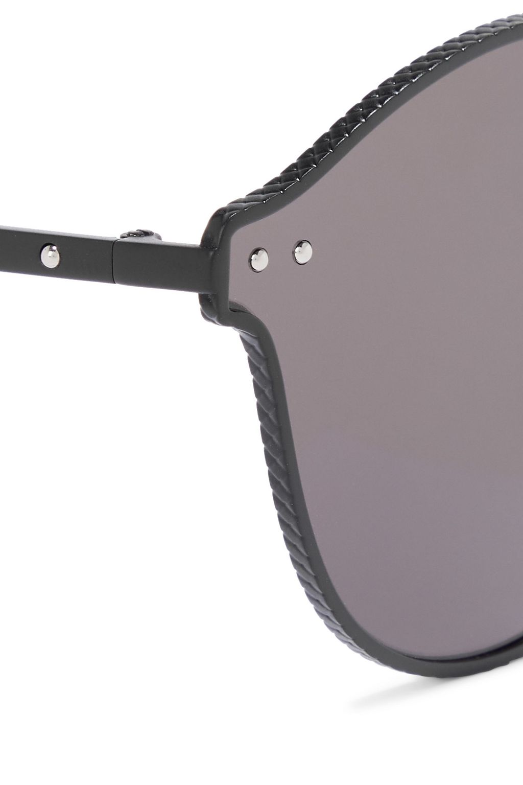 BOTTEGA VENETA Cat-eye coated metal sunglasses