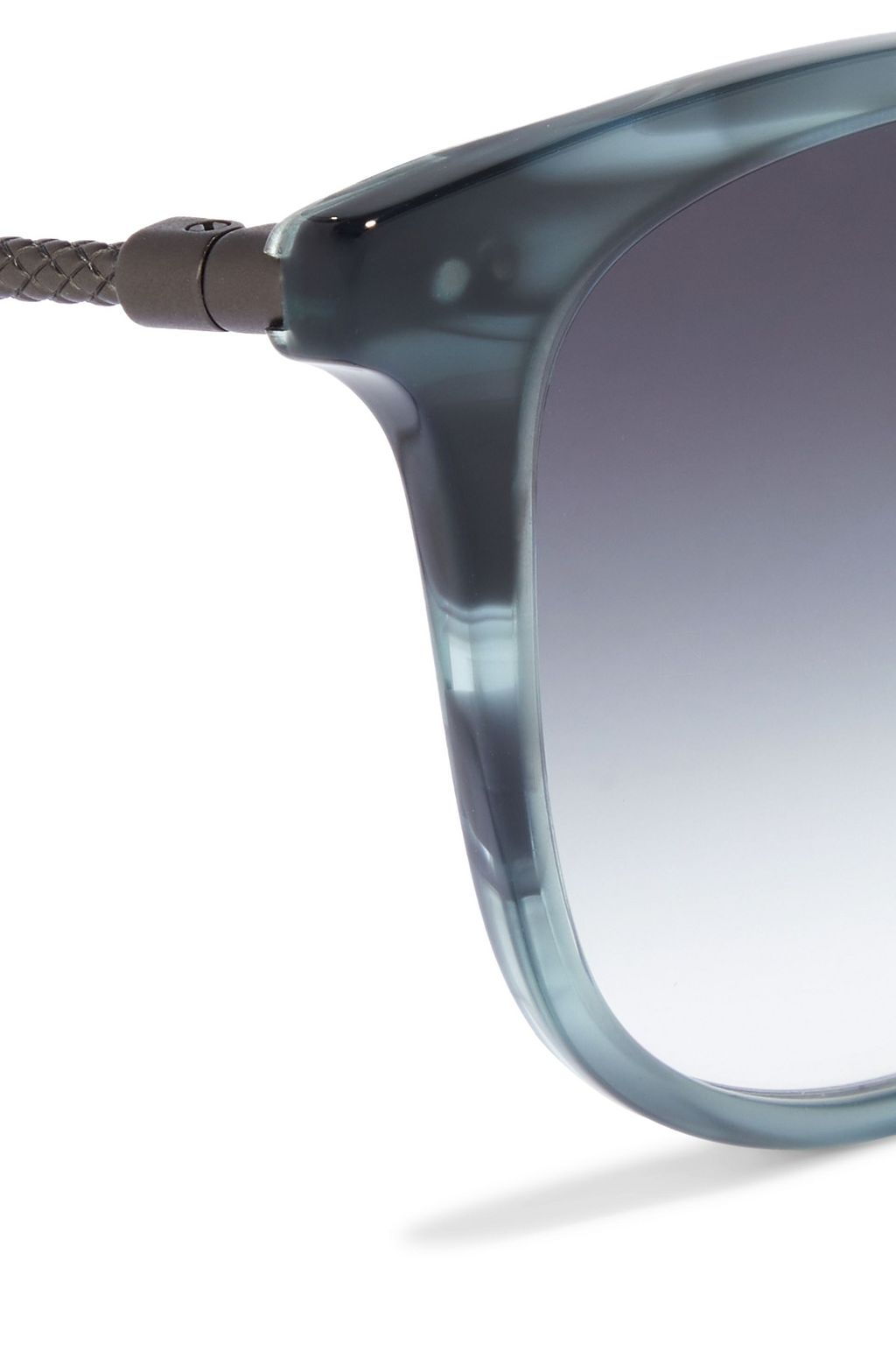 BOTTEGA VENETA D-frame marbled acetate sunglasses