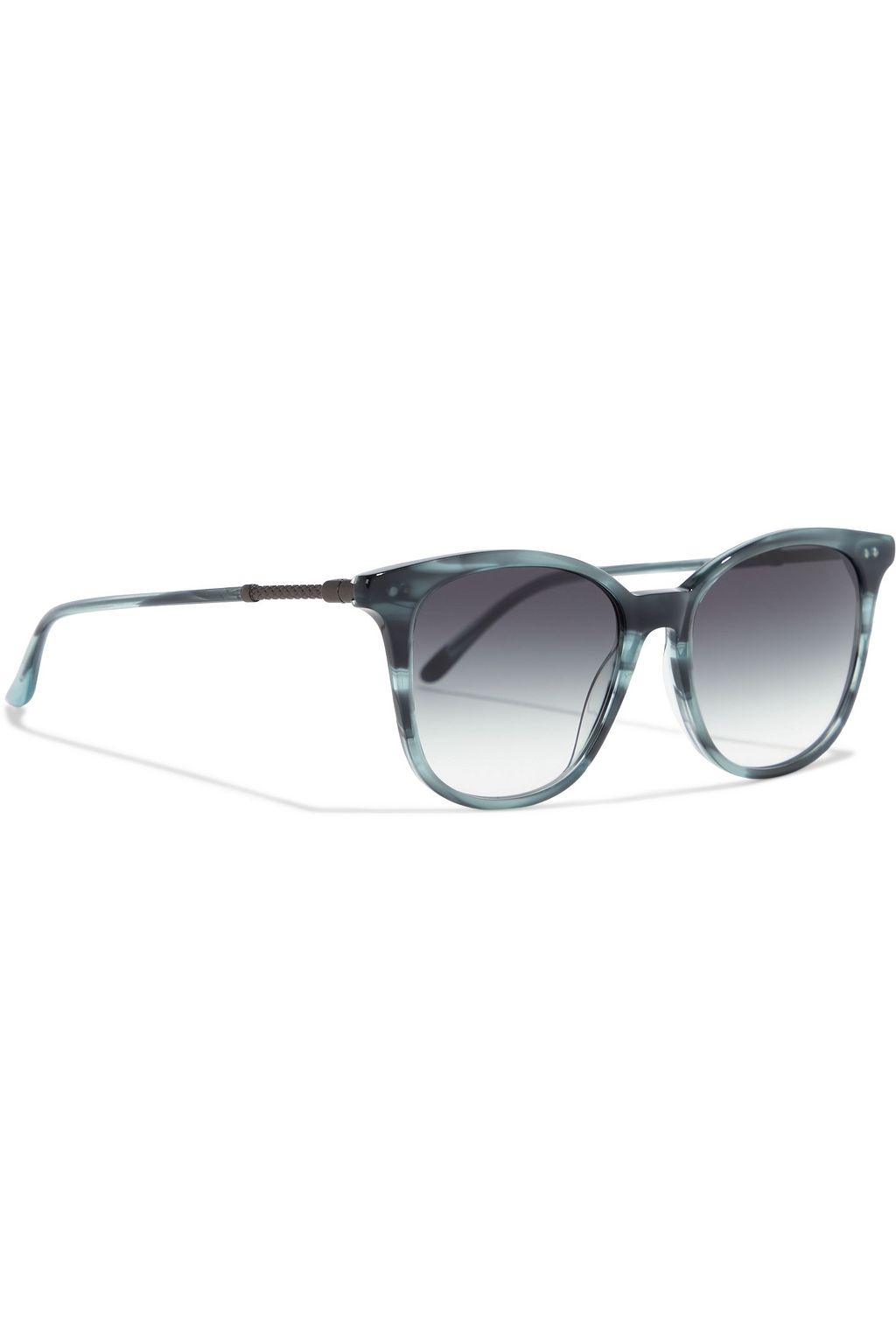 BOTTEGA VENETA D-frame marbled acetate sunglasses