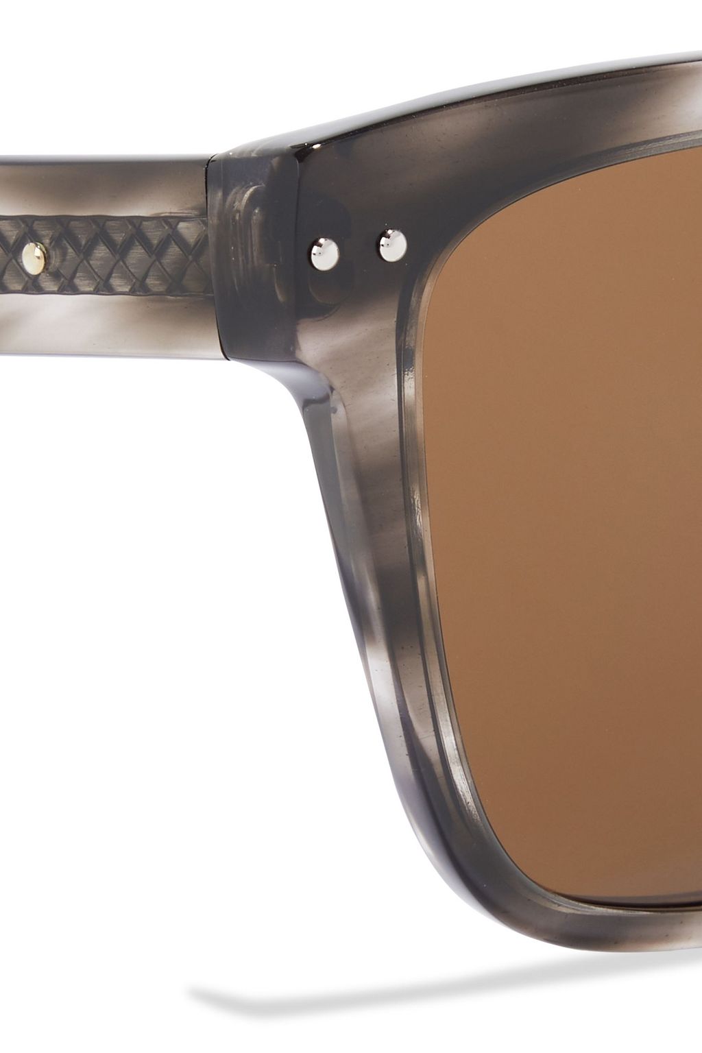 BOTTEGA VENETA D-frame marbled acetate sunglasses
