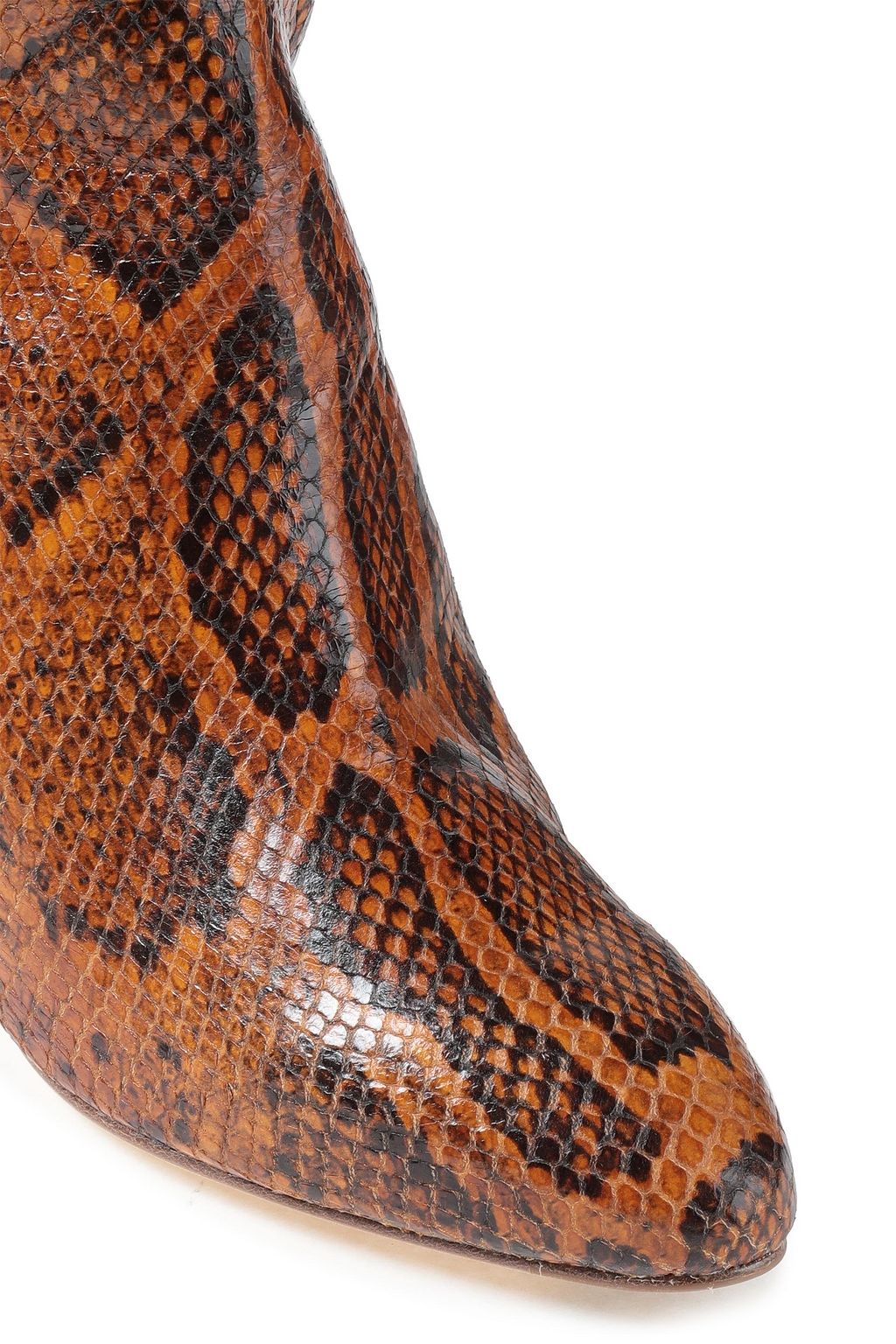 MIISTA Katerina snake-effect leather boots