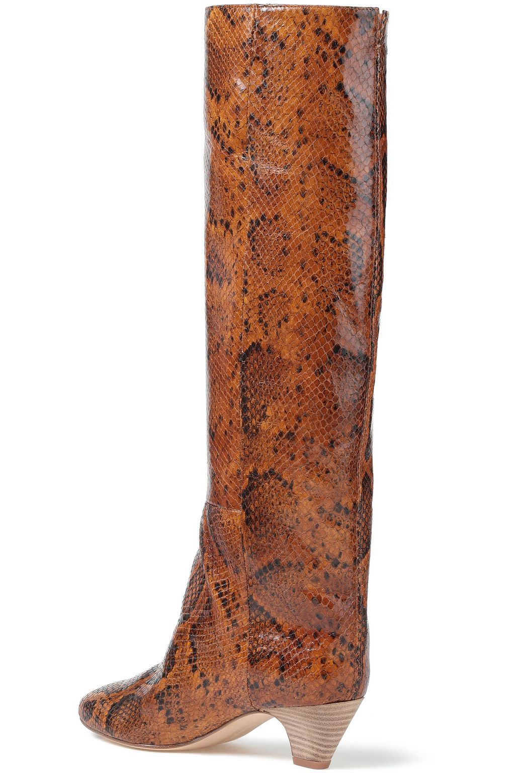 MIISTA Katerina snake-effect leather boots