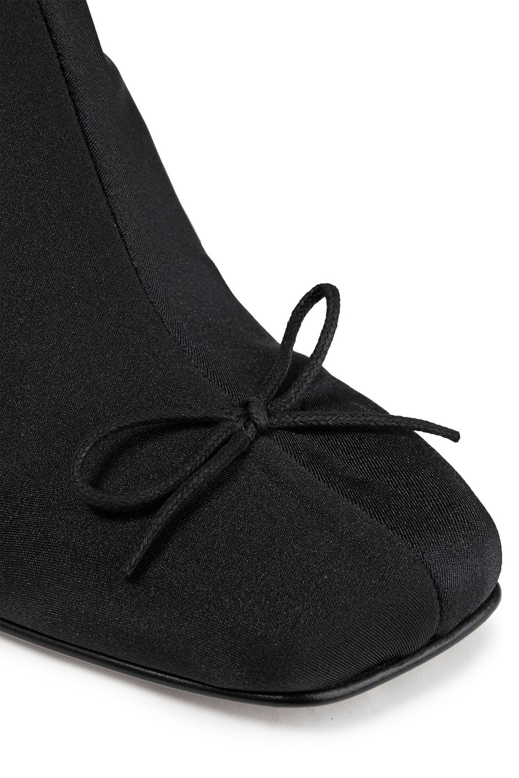RED(V) Bow-detailed stretch-jersey sock boots