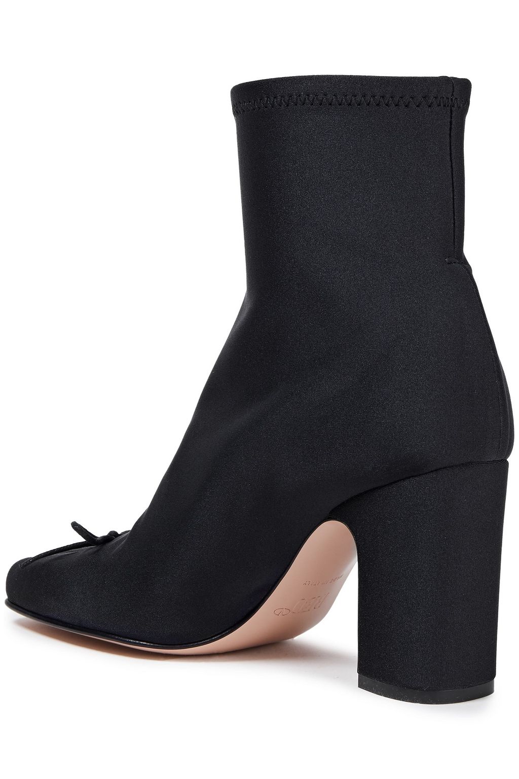 RED(V) Bow-detailed stretch-jersey sock boots