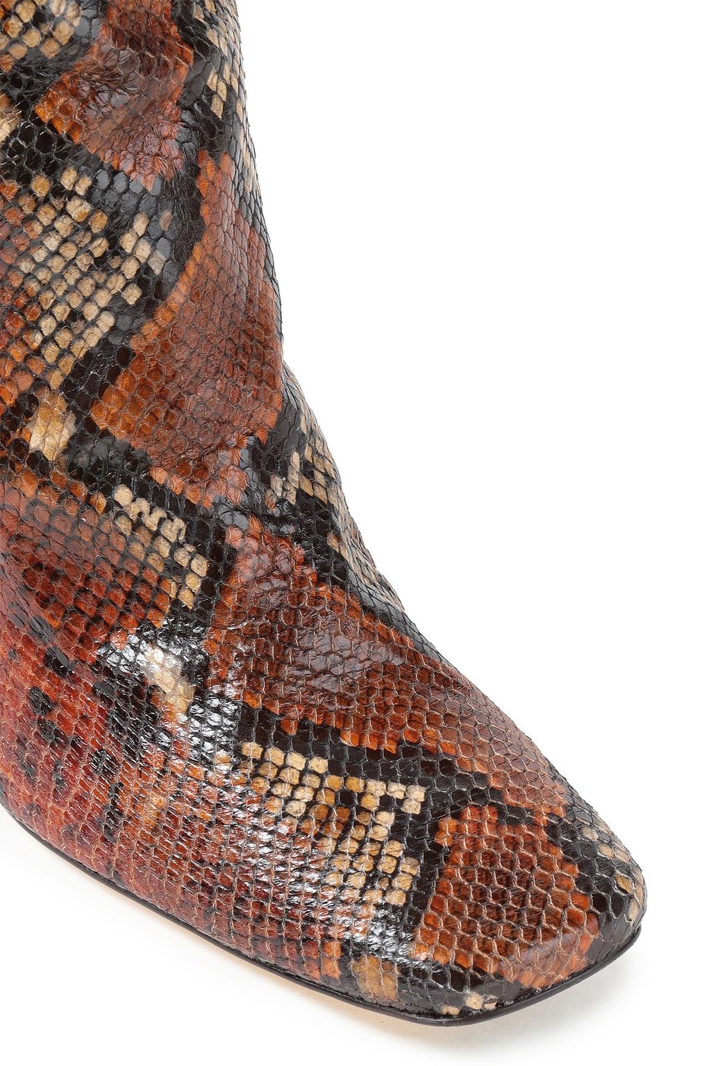 MIISTA Inga snake-effect leather boots