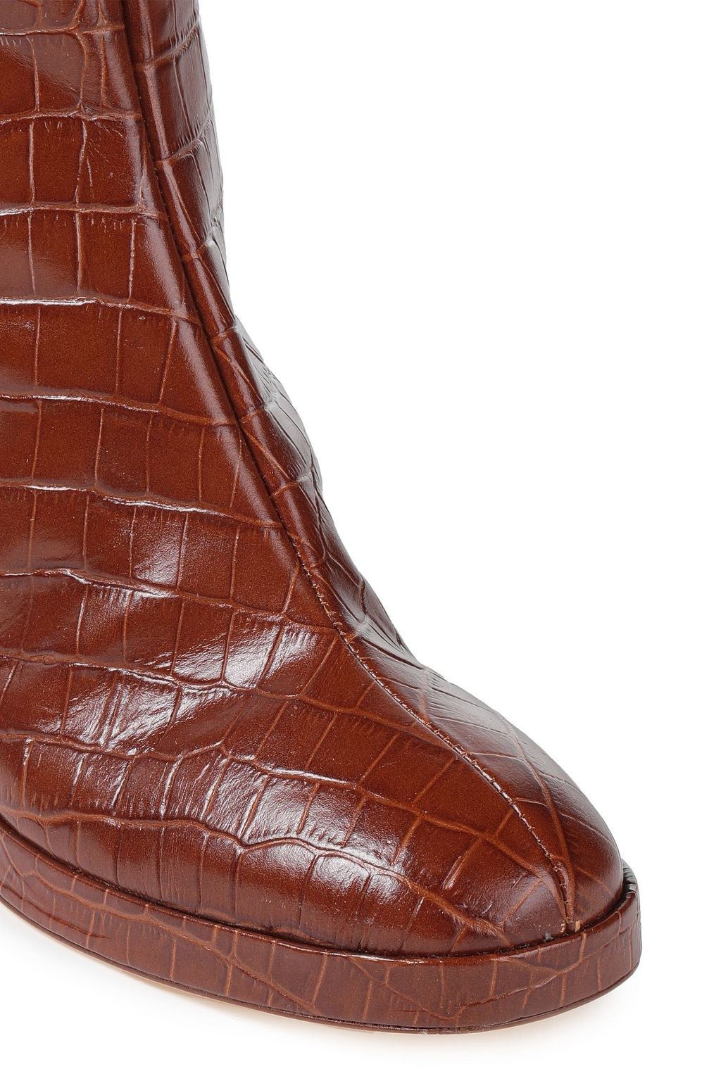 MIISTA Carlota croc-effect leather boots