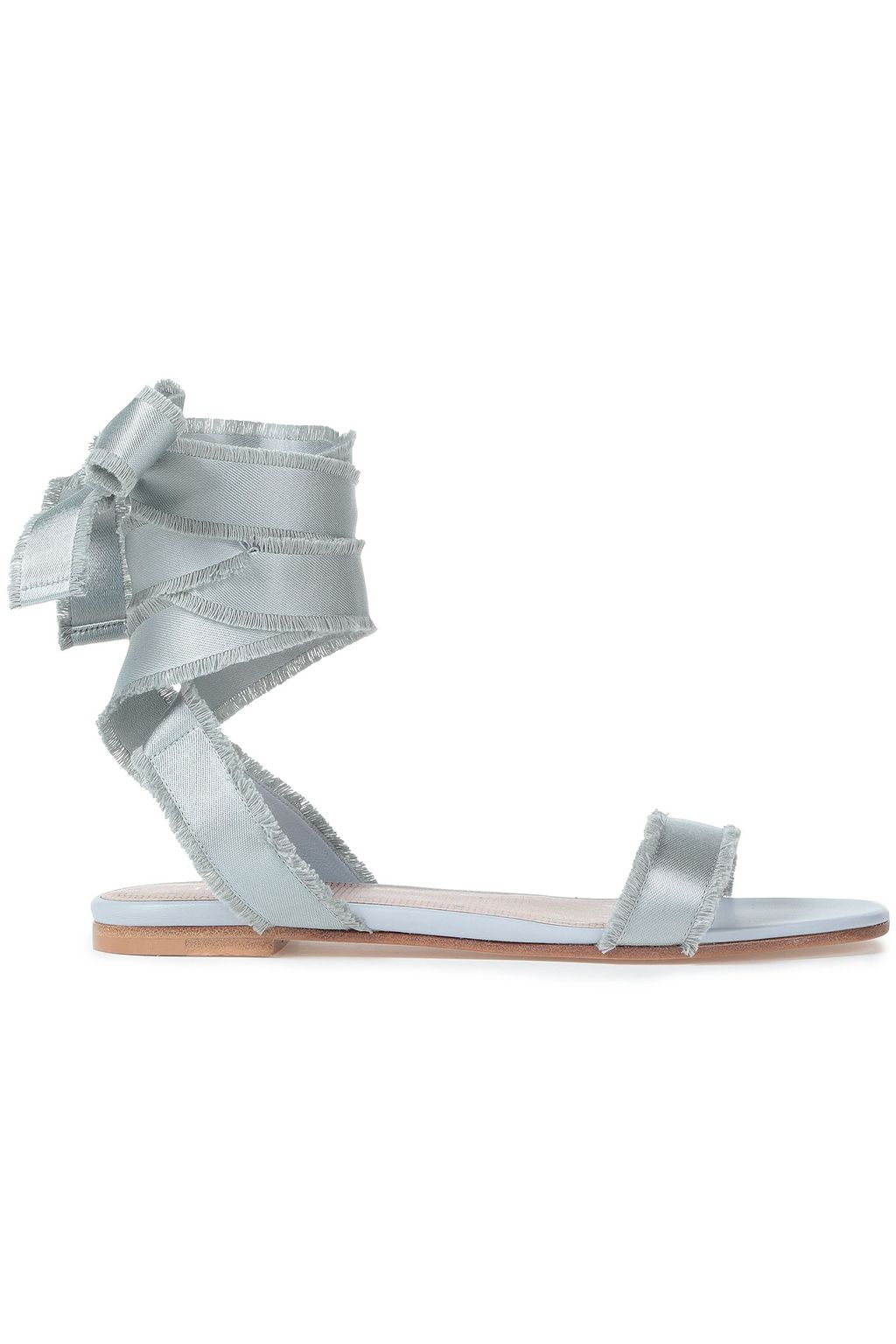 Satin hotsell sandals flat