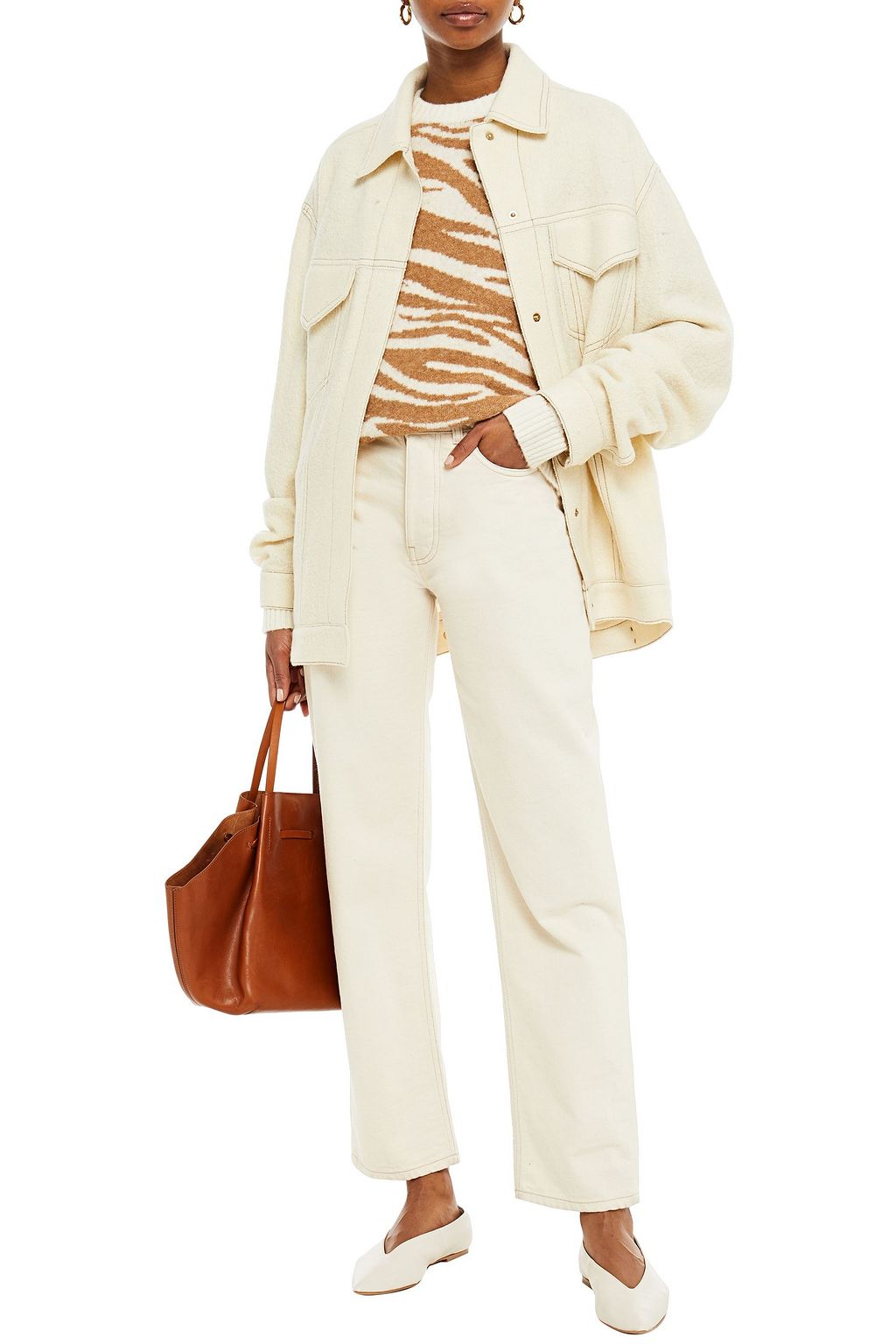 NANUSHKA Oversized wool jacket