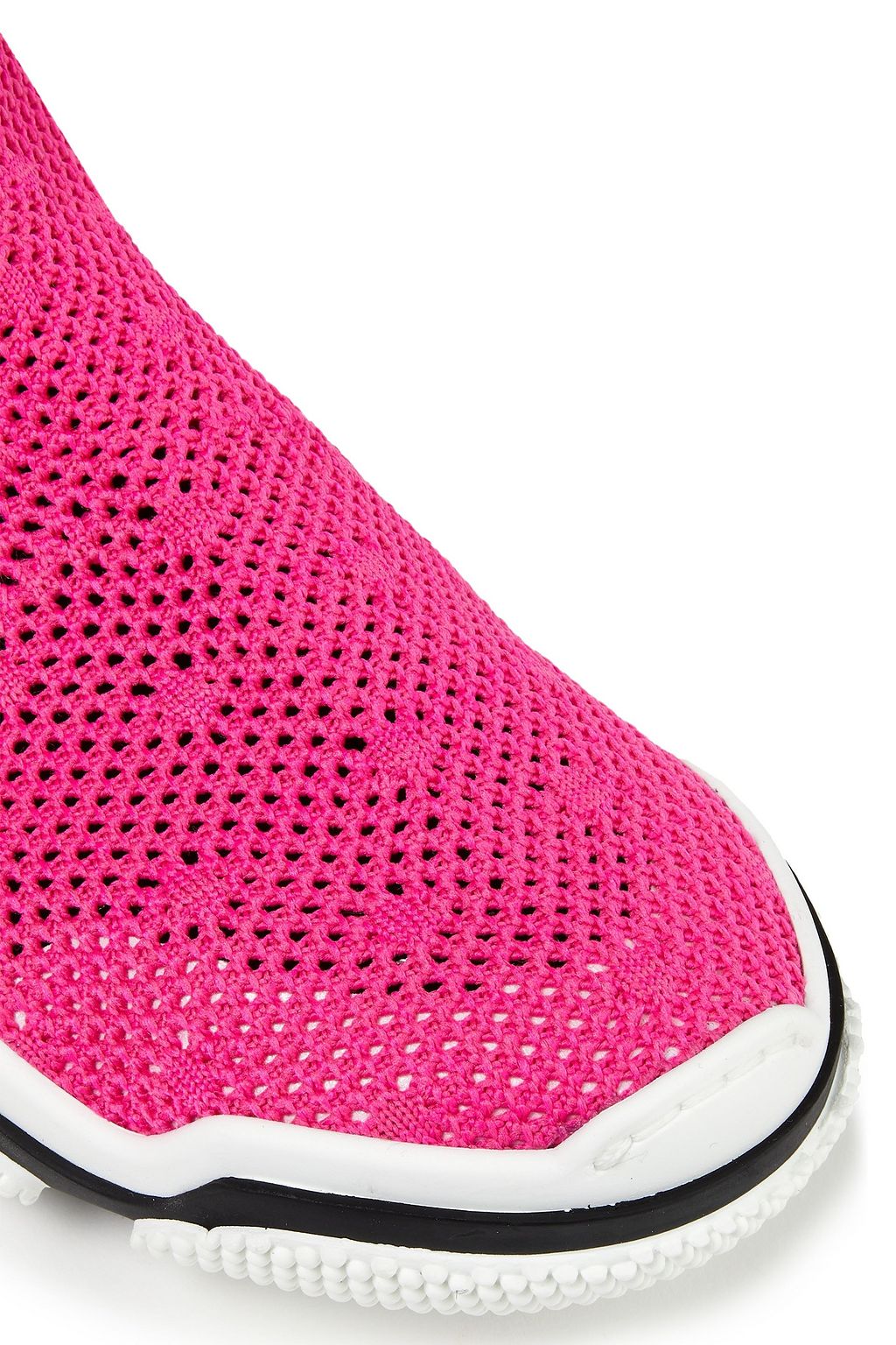 RED(V) Mesh high-top sneakers