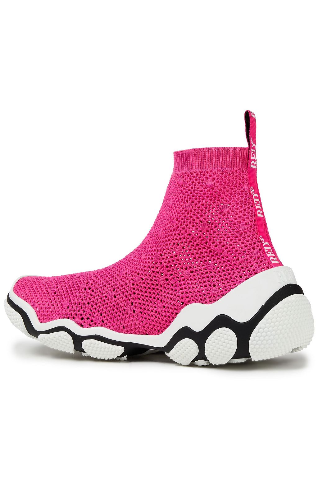 RED(V) Mesh high-top sneakers