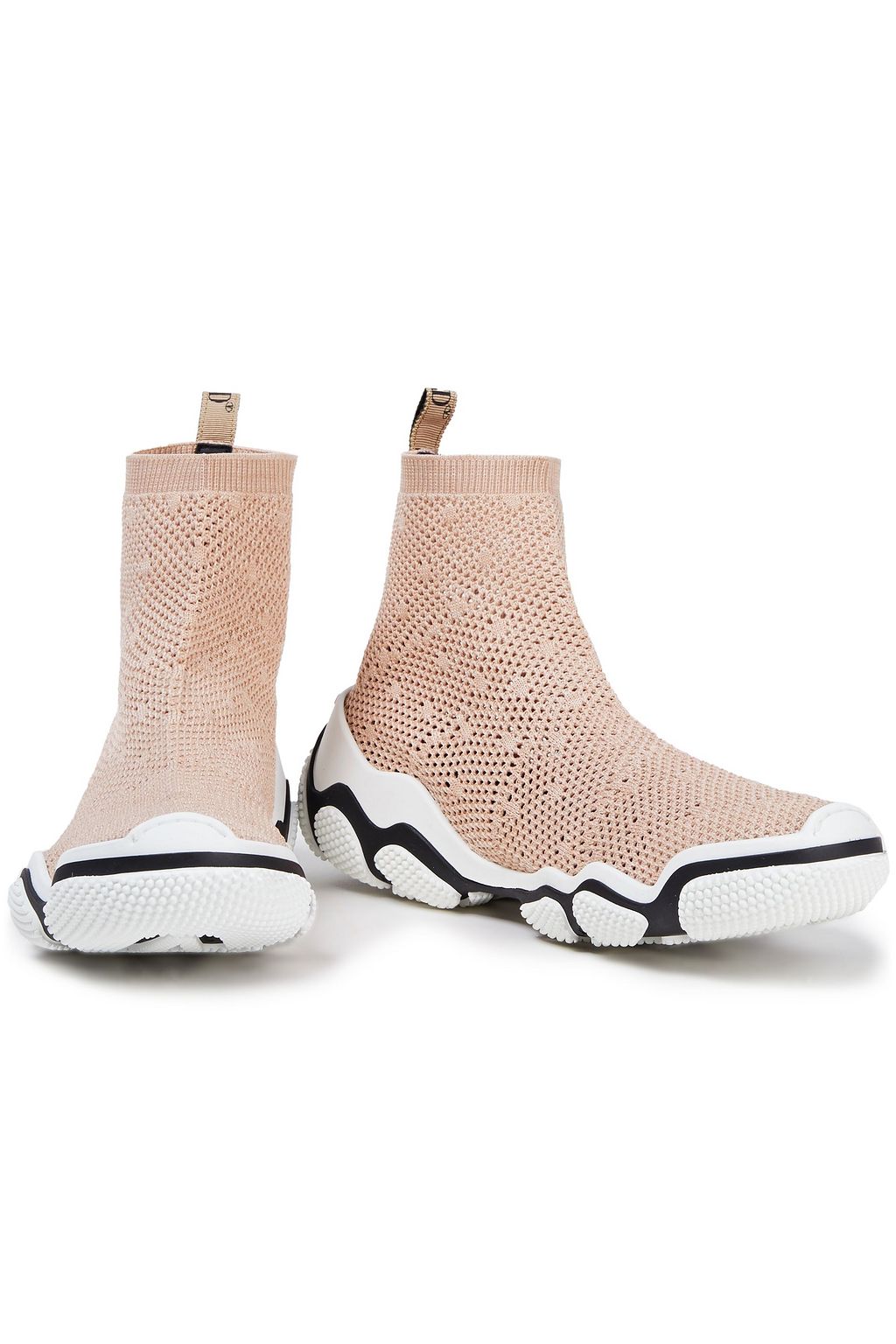 RED(V) Mesh high-top sneakers
