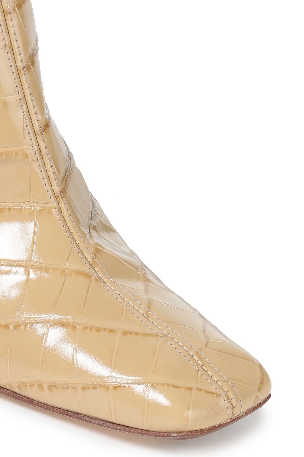 MIISTA Marcello croc-effect leather ankle boots