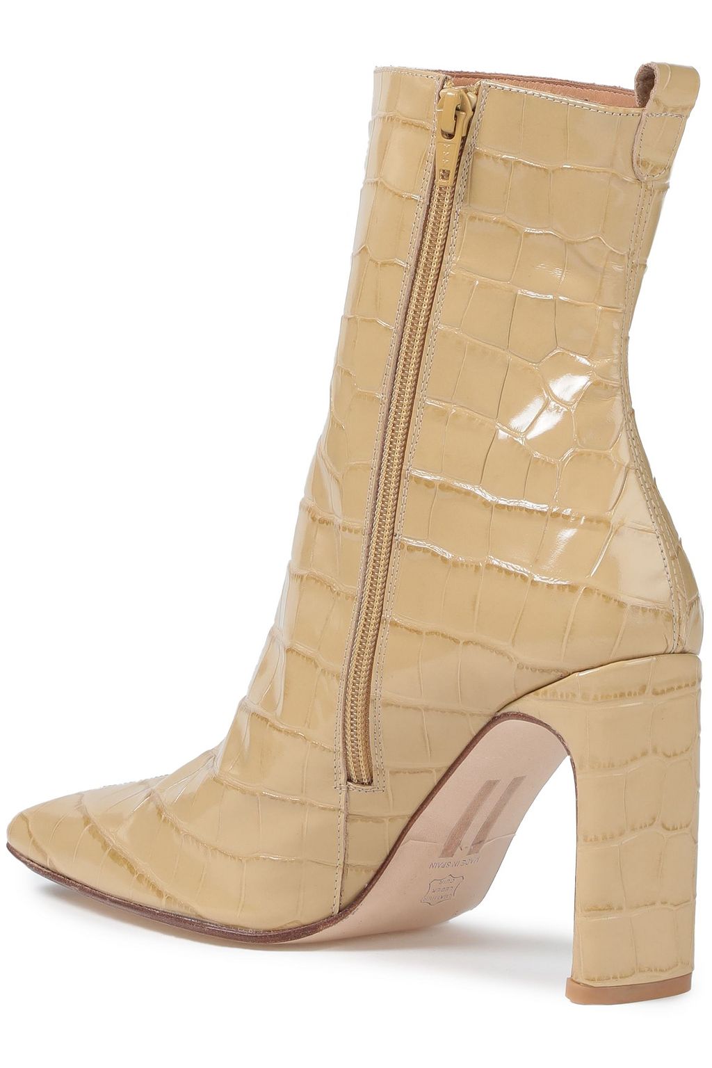 MIISTA Marcello croc-effect leather ankle boots