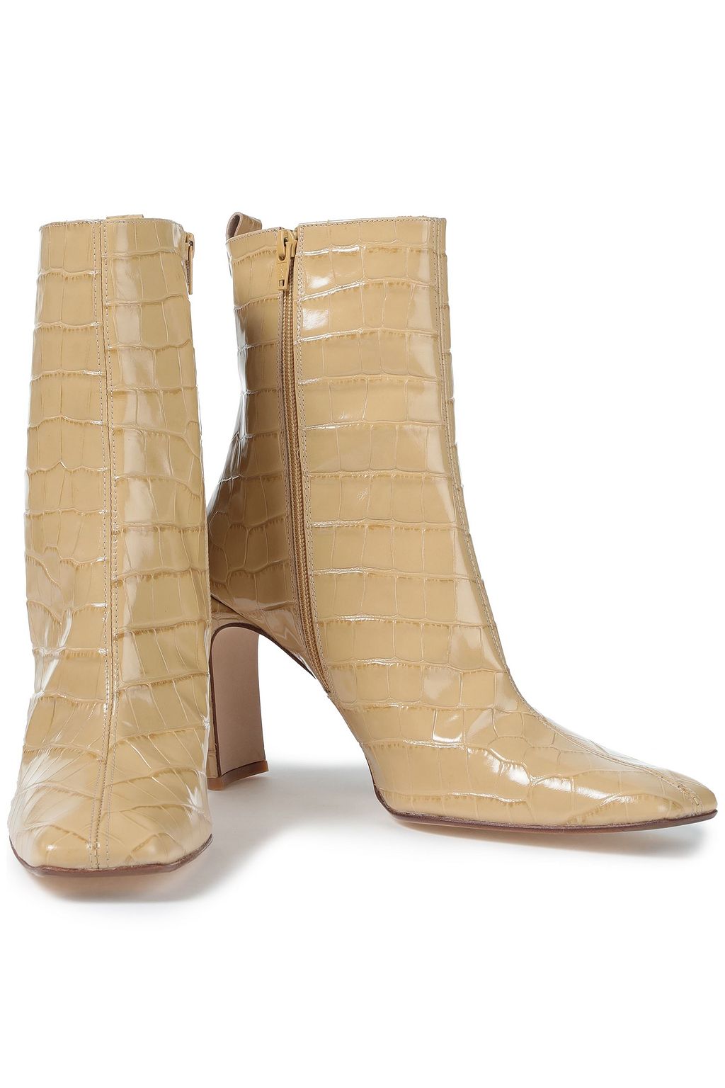 MIISTA Marcello croc-effect leather ankle boots