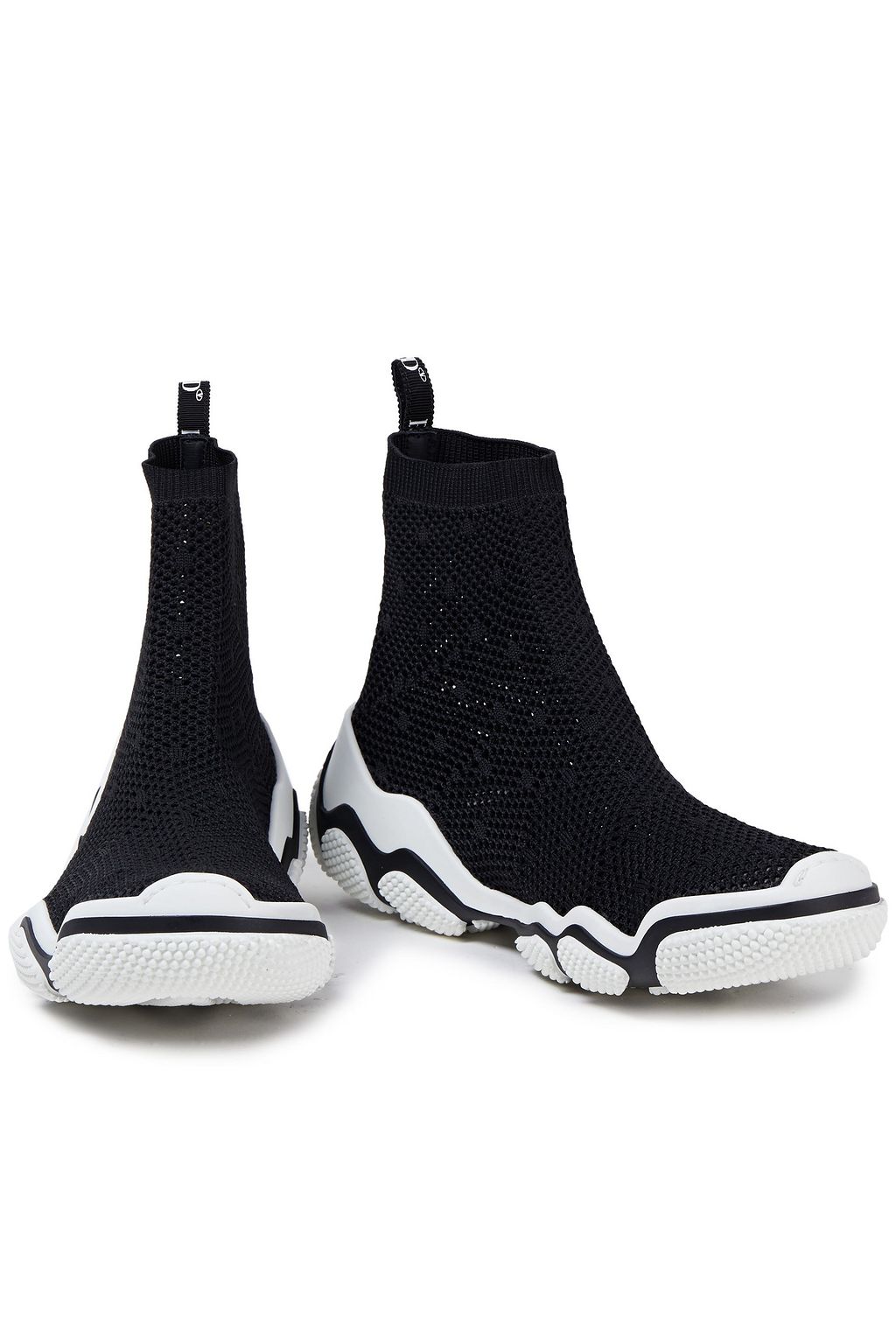 RED(V) Mesh high-top sneakers