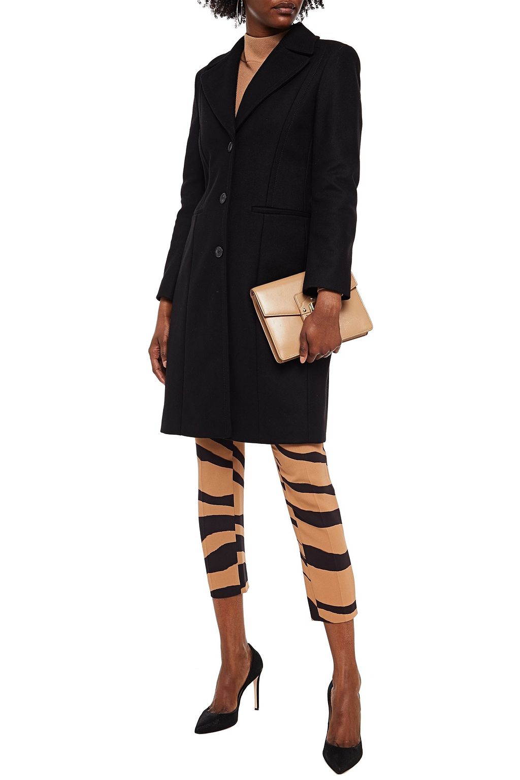 BOUTIQUE MOSCHINO Wool-blend coat