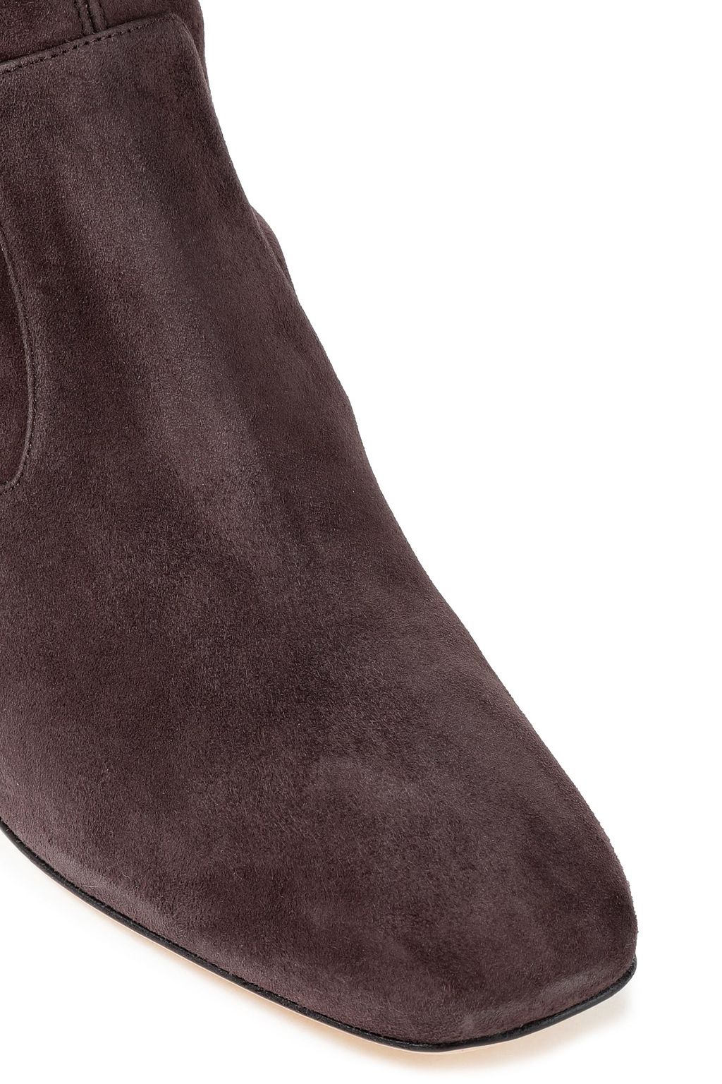 ALBERTA FERRETTI Stretch-suede over-the-knee boots