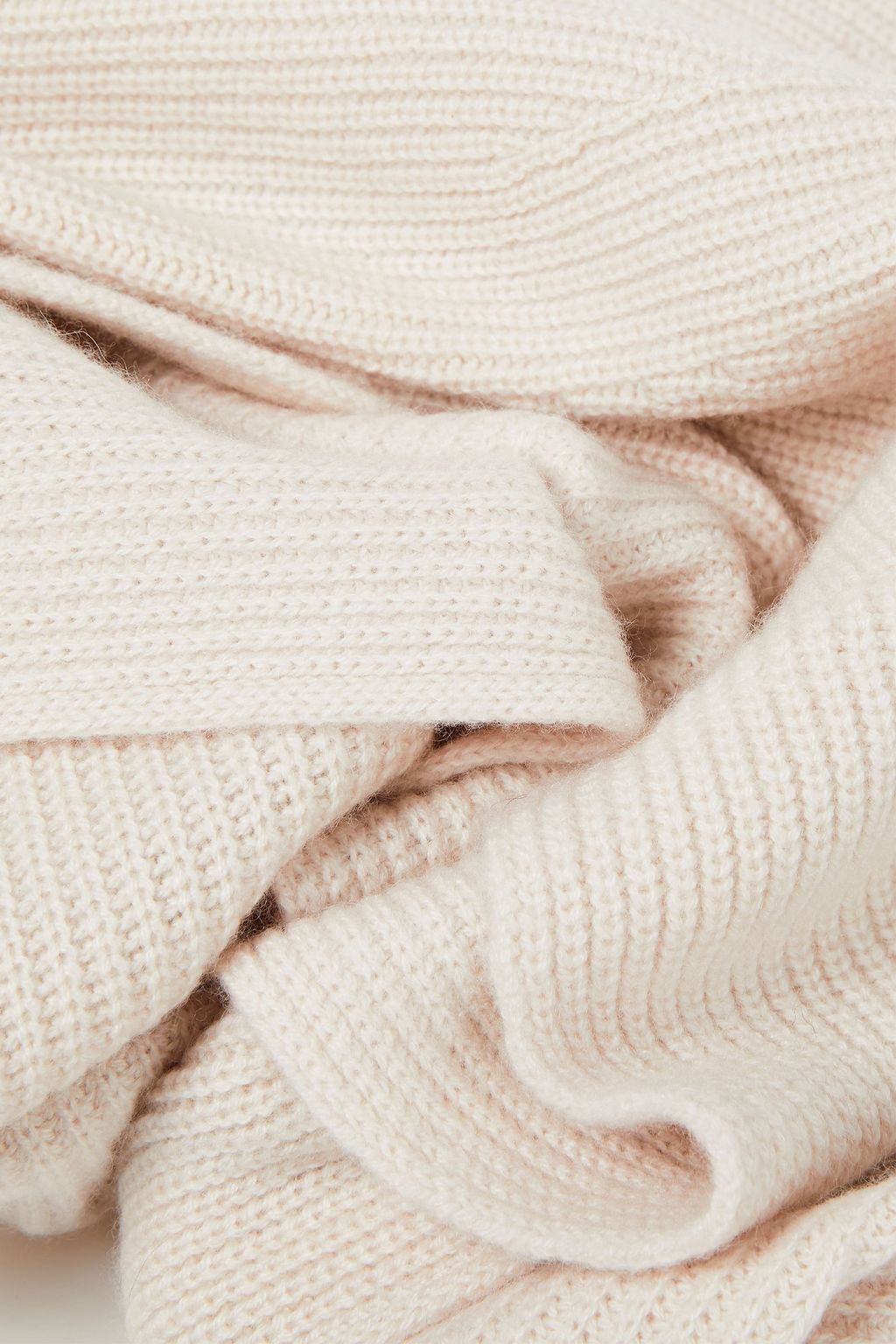 LOULOU STUDIO Ribbed cashmere scarf