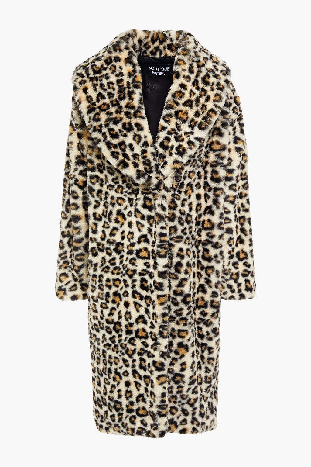 BOUTIQUE MOSCHINO Leopard-print faux fur coat | THE OUTNET