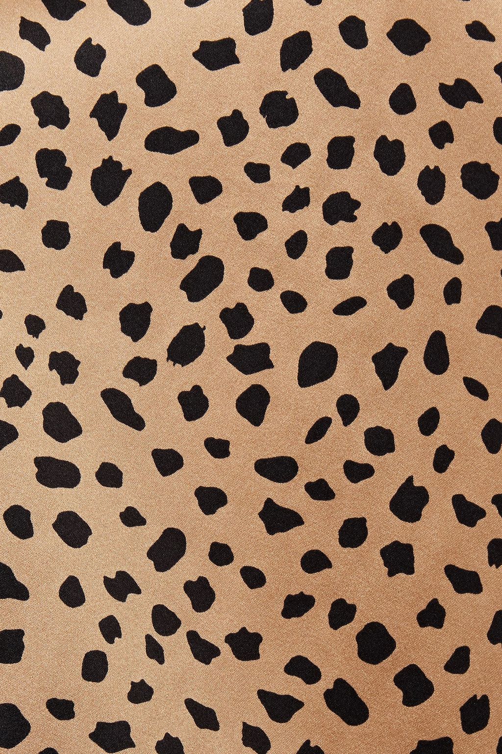 ATM ANTHONY THOMAS MELILLO Leopard-print silk-satin top