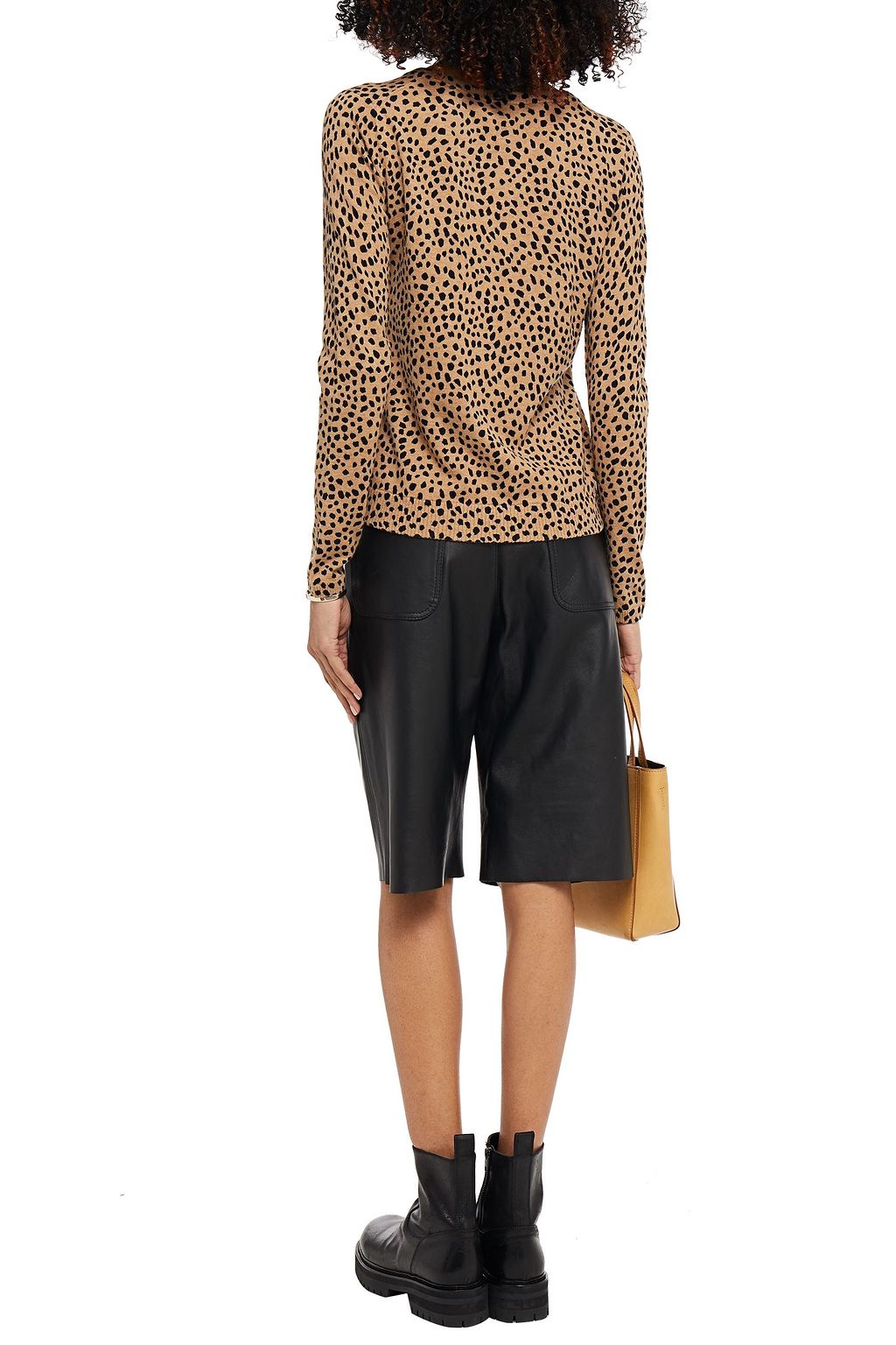 ATM ANTHONY THOMAS MELILLO Leopard-print cotton and cashmere-blend sweater