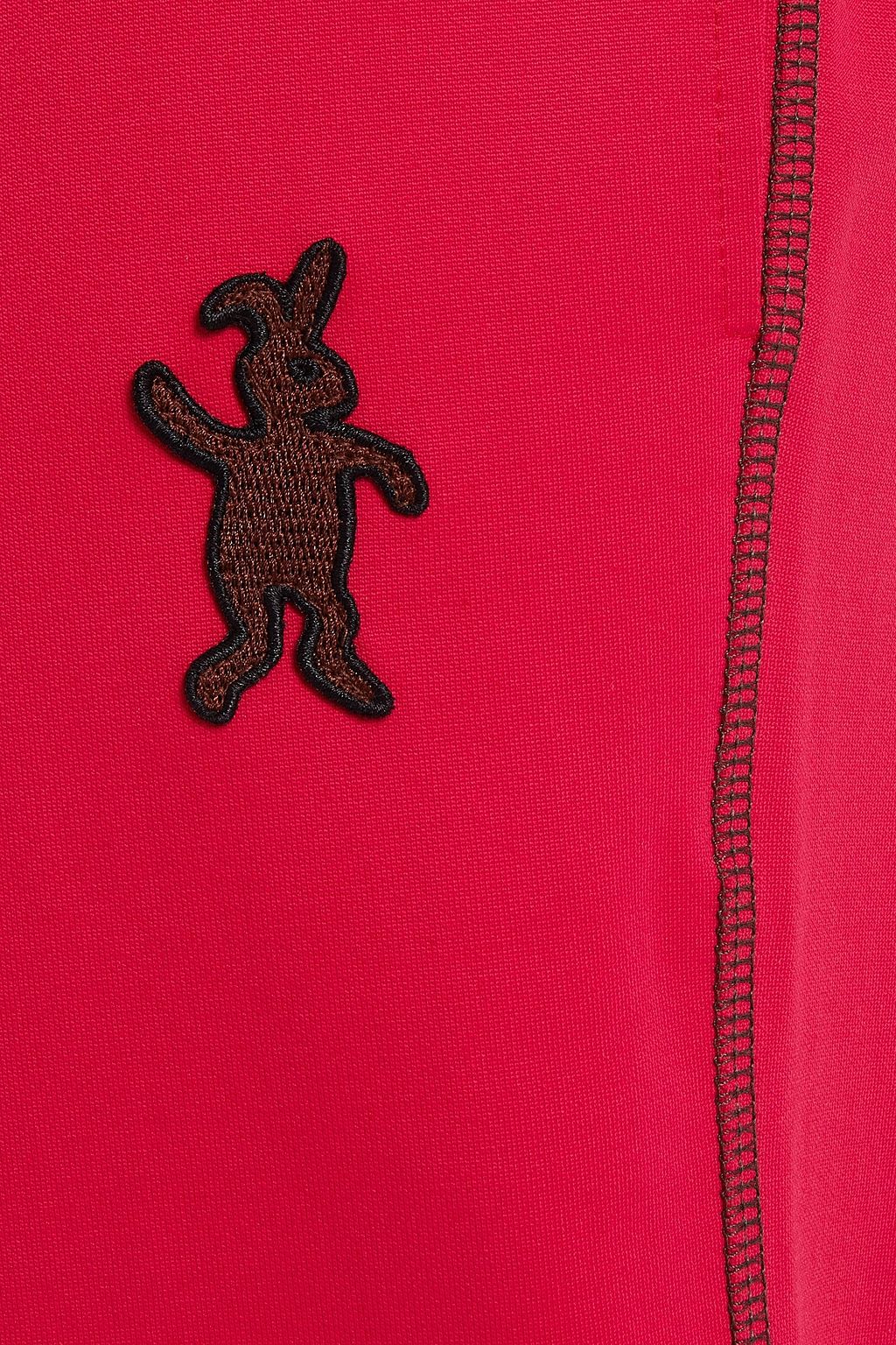 MARNI Appliquéd ponte straight-leg pants