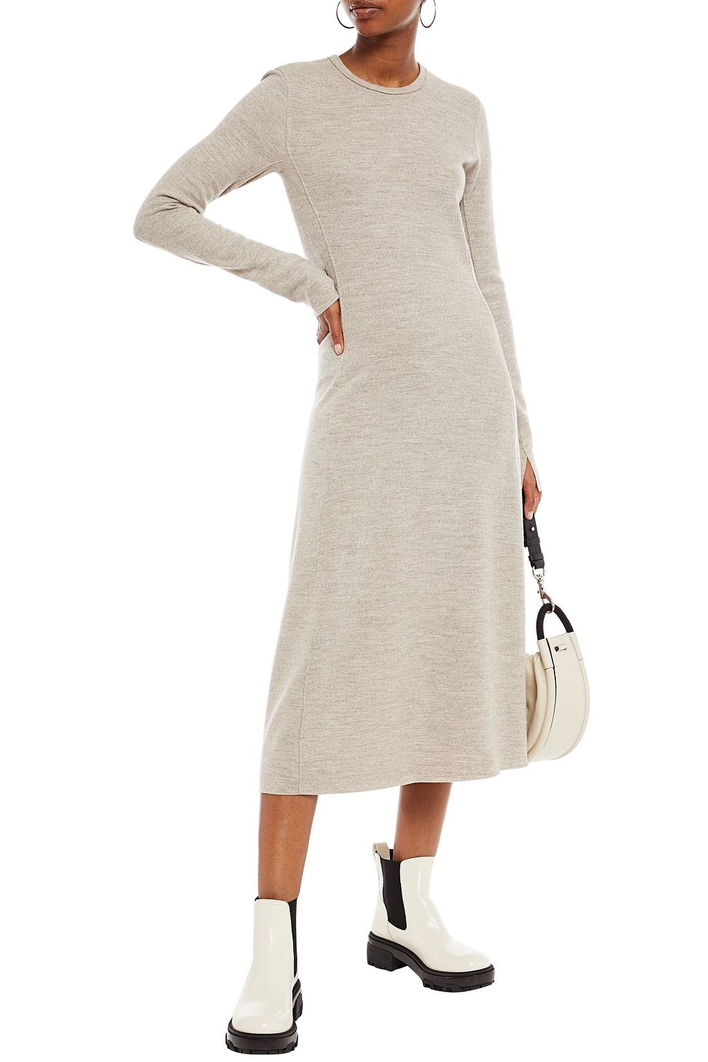 RAG & BONE Yan mélange wool midi dress