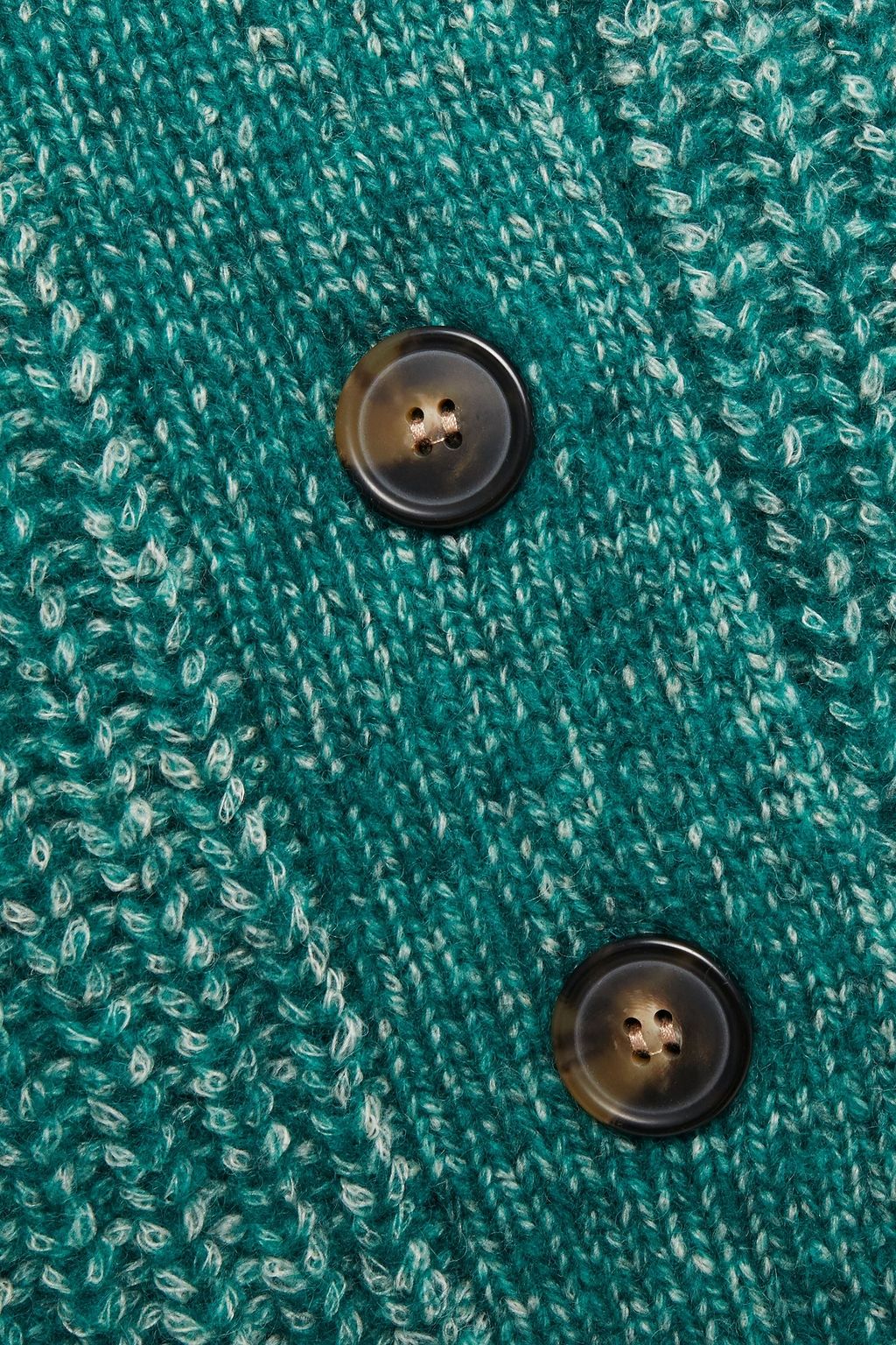 LOULOU STUDIO Canto mélange ribbed wool cardigan