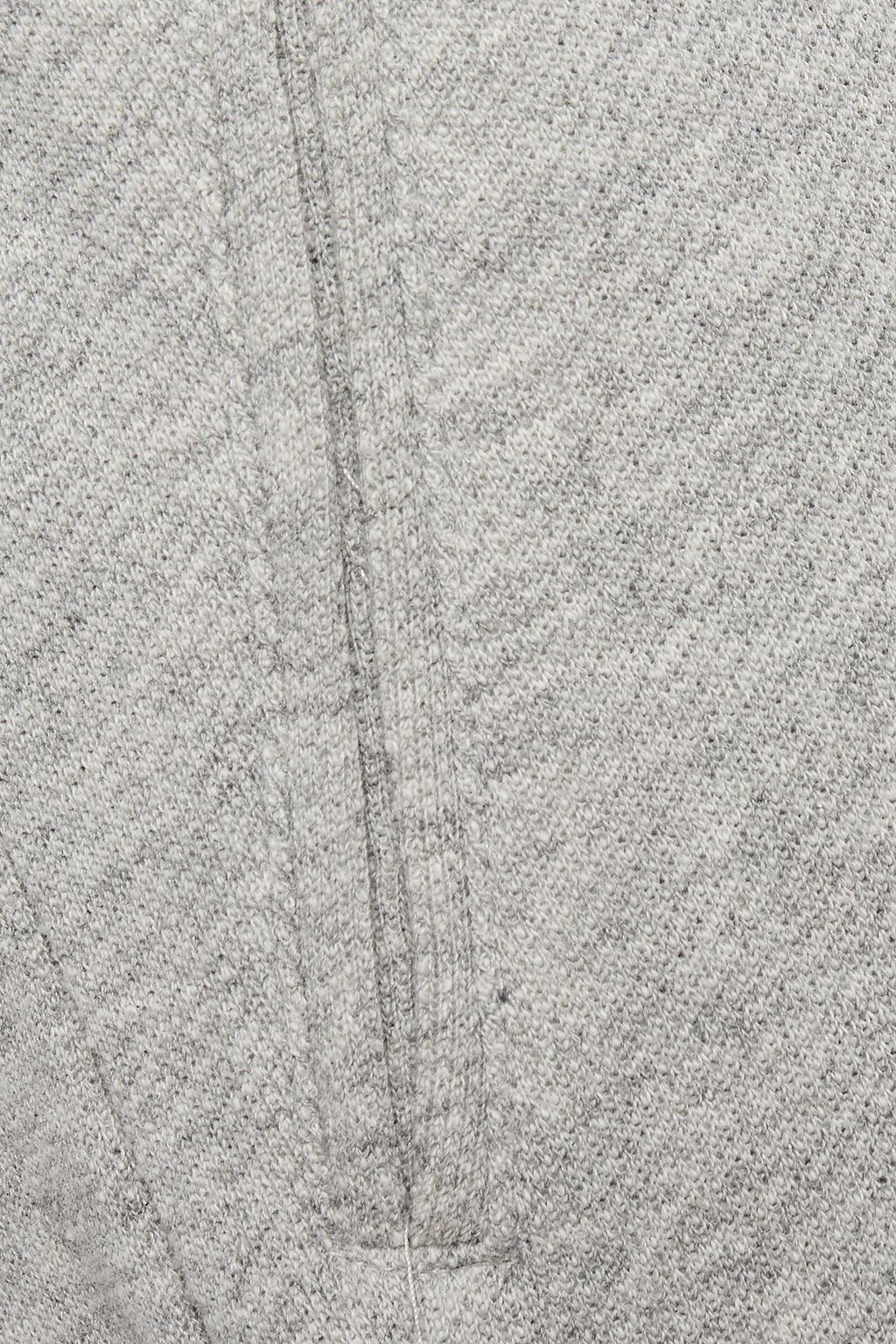 ATM ANTHONY THOMAS MELILLO Cropped mélange French cotton-blend terry track pants