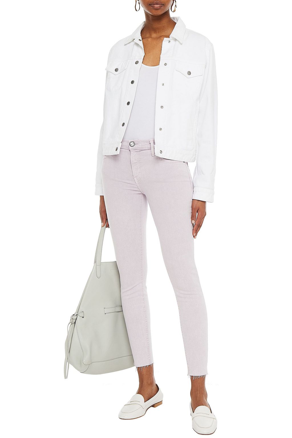 CURRENT/ELLIOTT The Stiletto mid-rise skinny jeans
