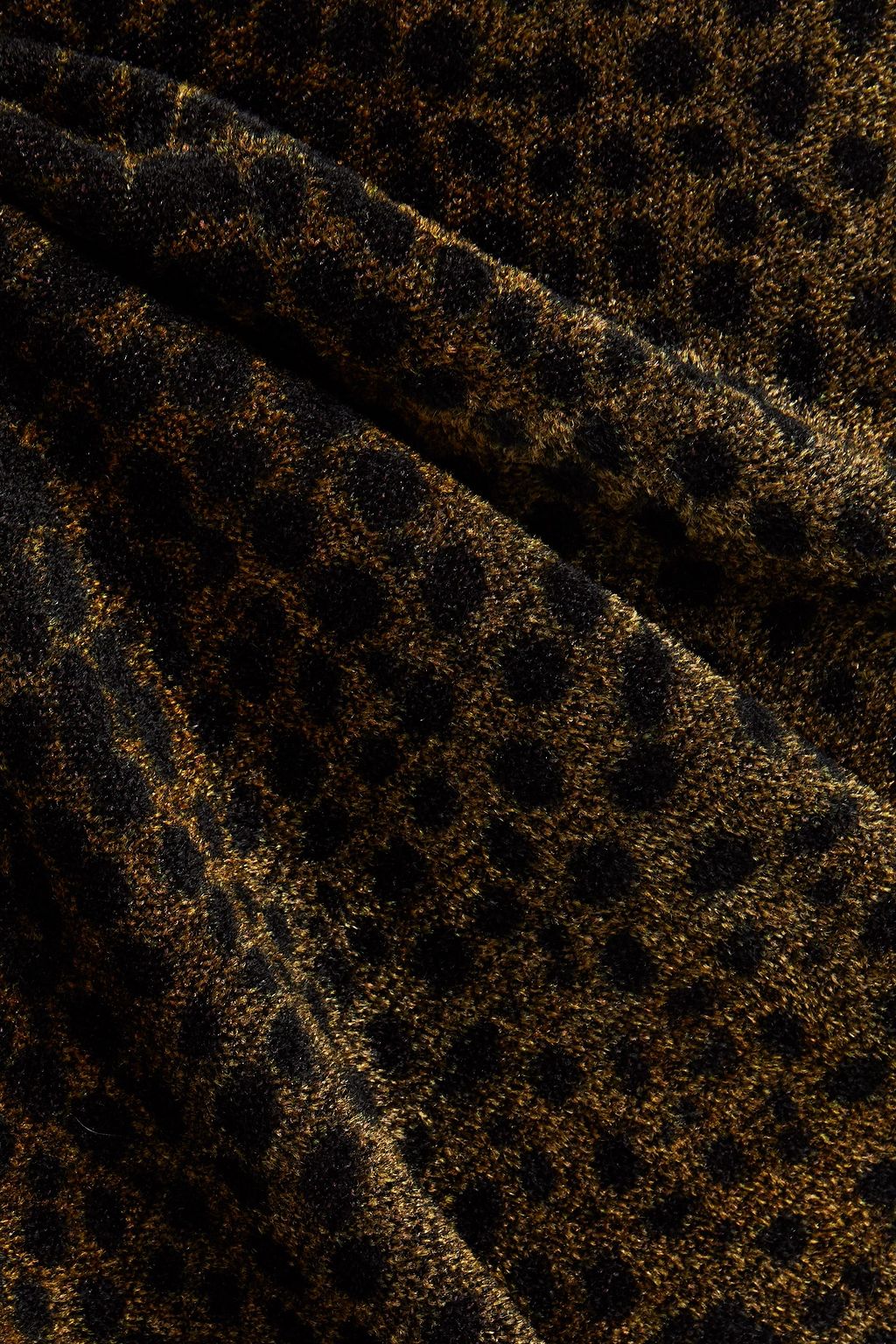 ALEXANDER WANG Snake-print chenille turtleneck maxi dress