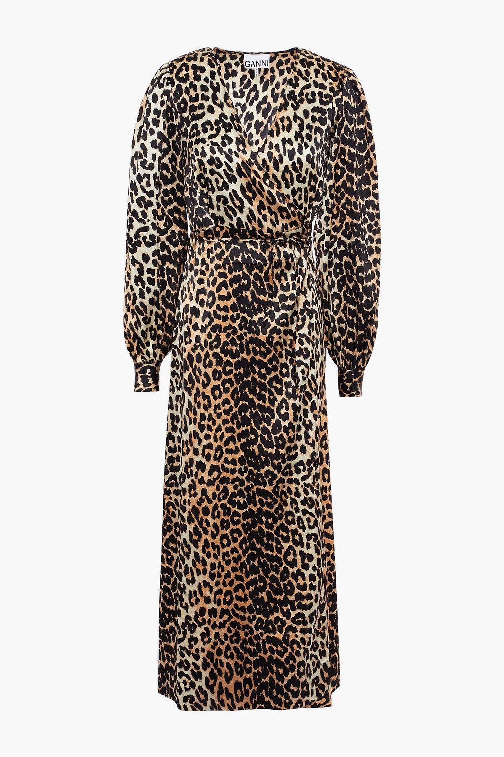 Animal print Leopard-print silk-blend ...