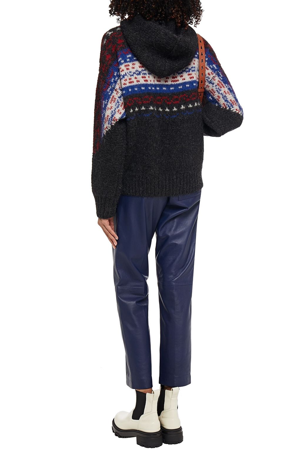RAG & BONE Finlay jacquard-knit alpaca-blend hoodie