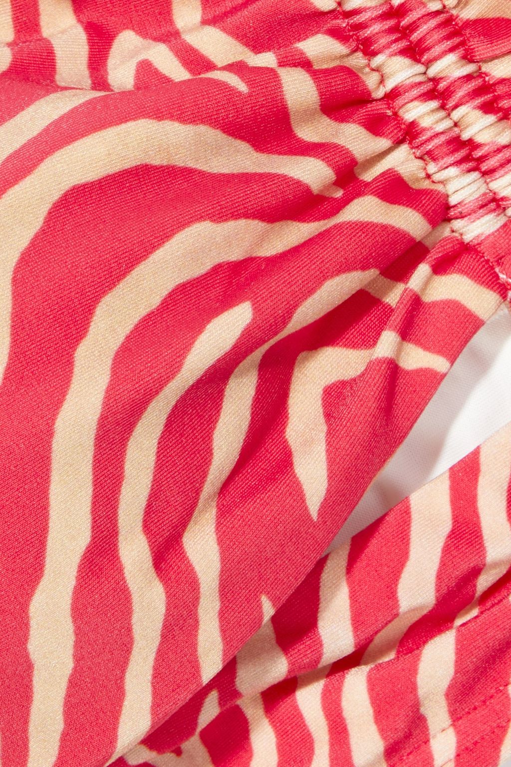 VIX PAULA HERMANNY Fiorella Georgia cutout zebra-print bandeau bikini top