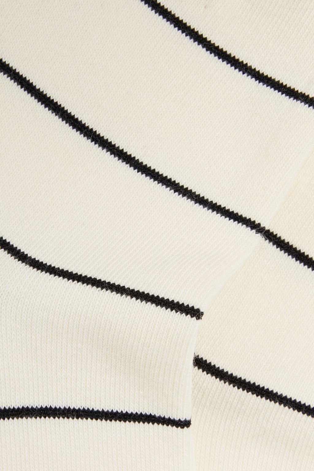 LESET Kelly striped cotton-blend socks