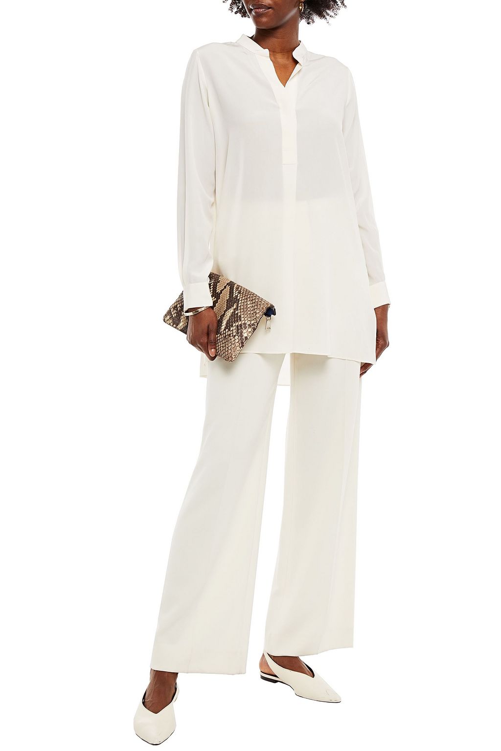 JOSEPH Lara silk crepe de chine tunic