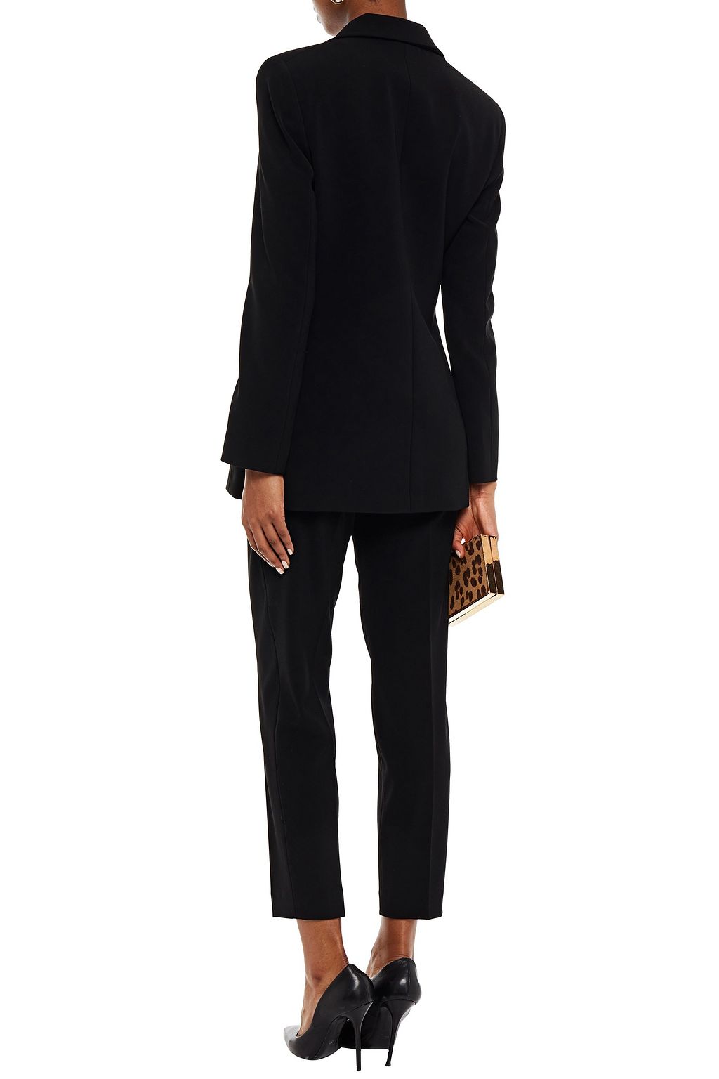 BOUTIQUE MOSCHINO Double-breasted cady blazer