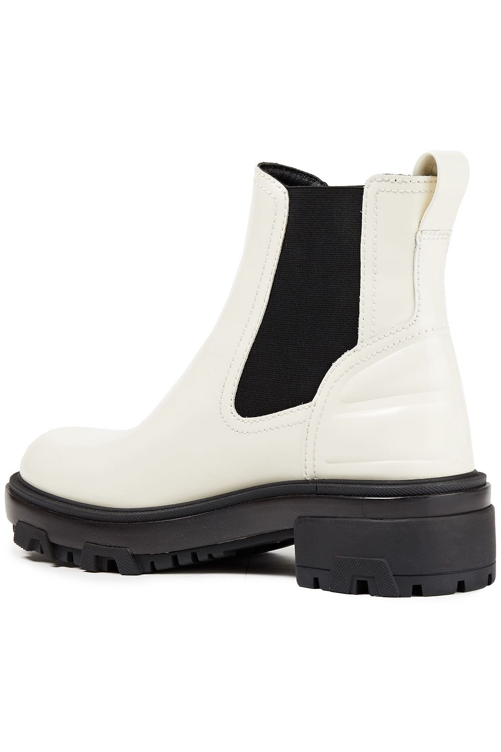 RAG & BONE Shaye embossed glossed-leather Chelsea boots