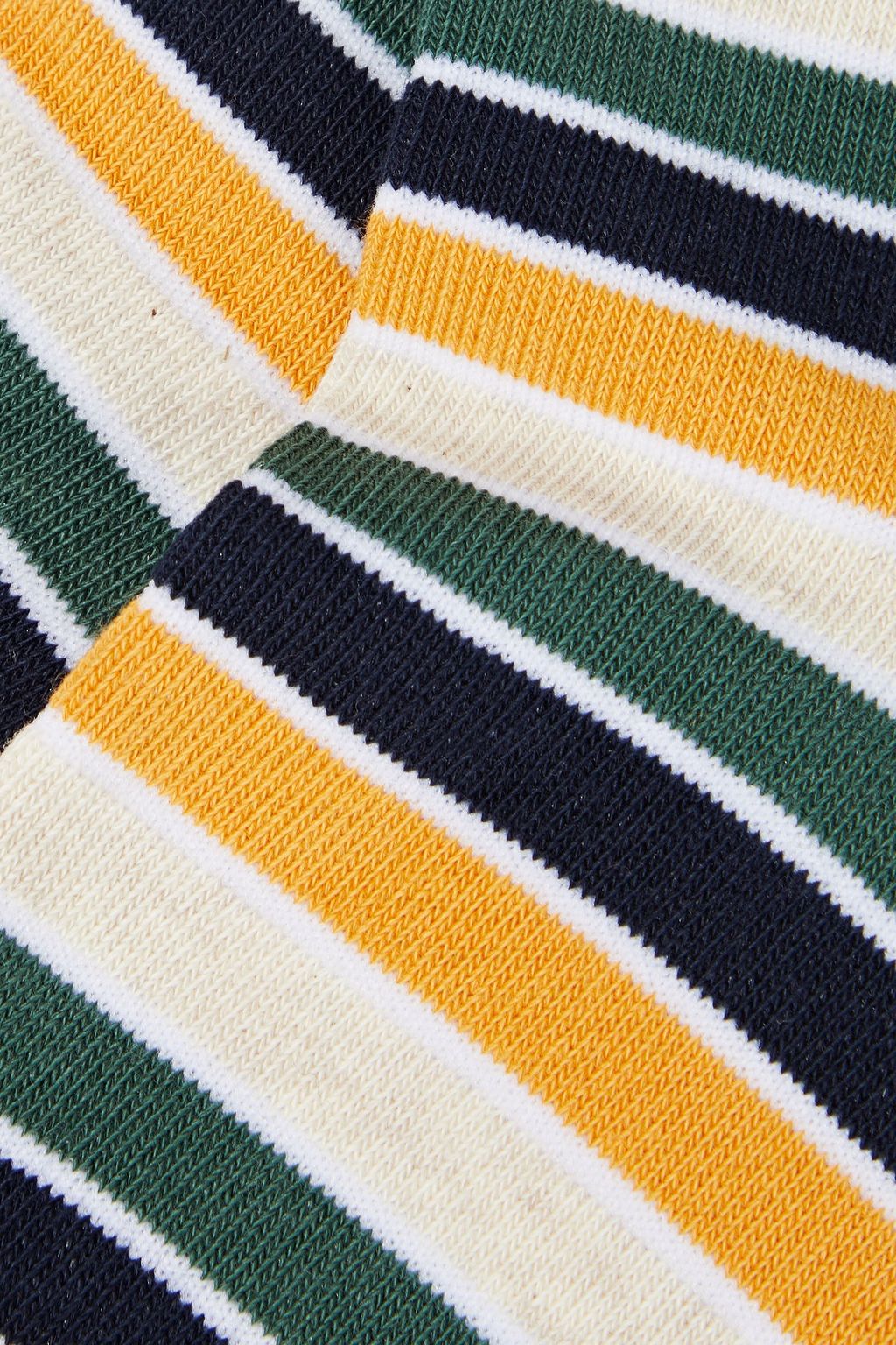 LESET Harley striped cotton-blend socks