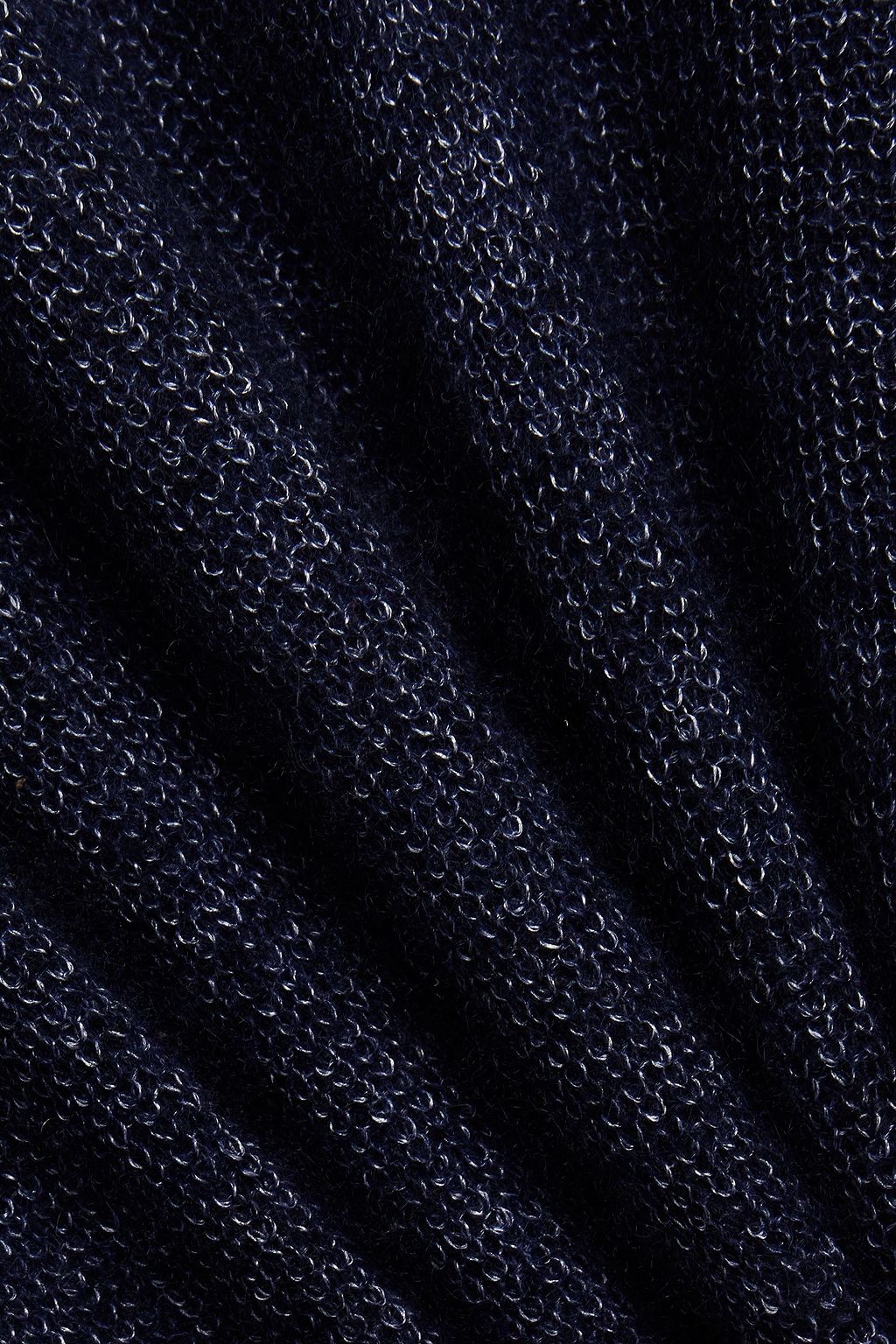 AUTUMN CASHMERE Striped cashmere and silk-blend sweater