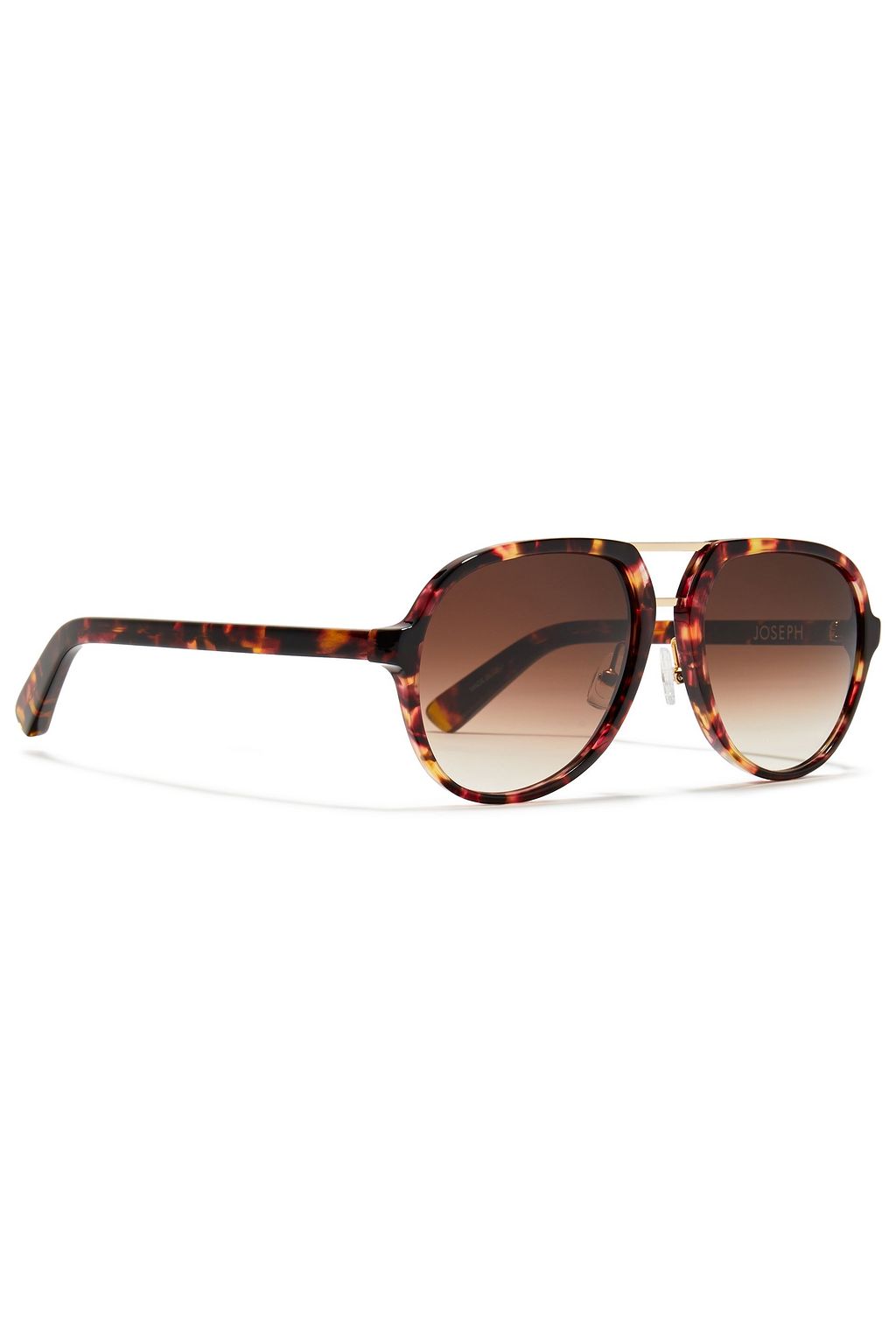 JOSEPH Aviator-style tortoiseshell acetate sunglasses