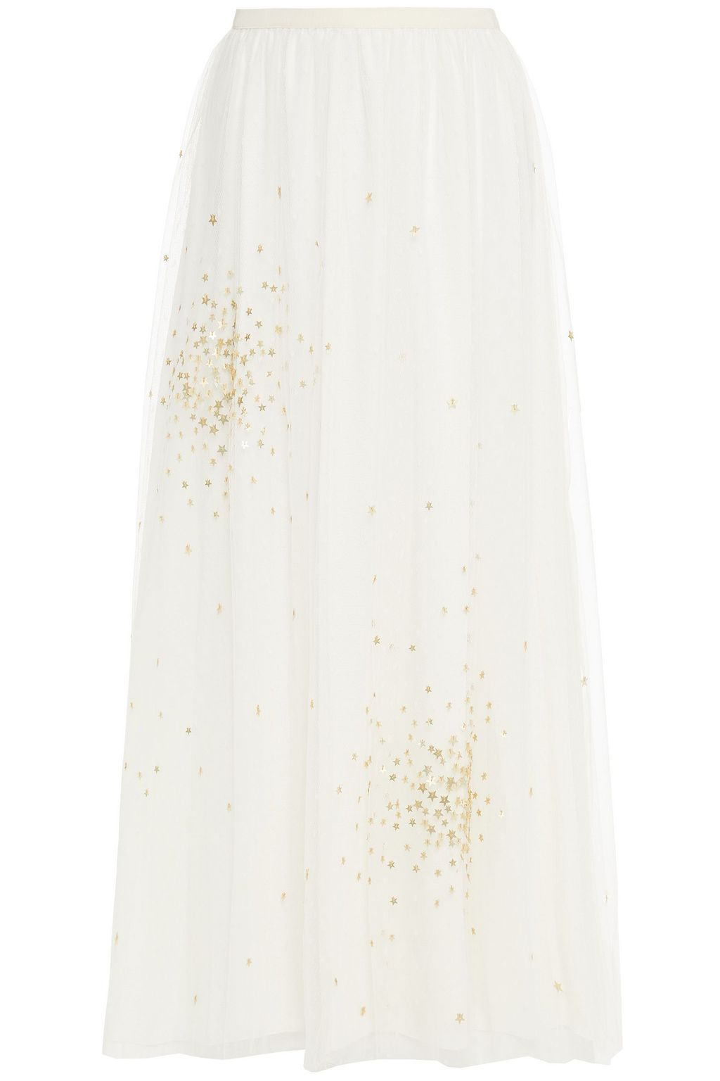 white mini skirt with slits