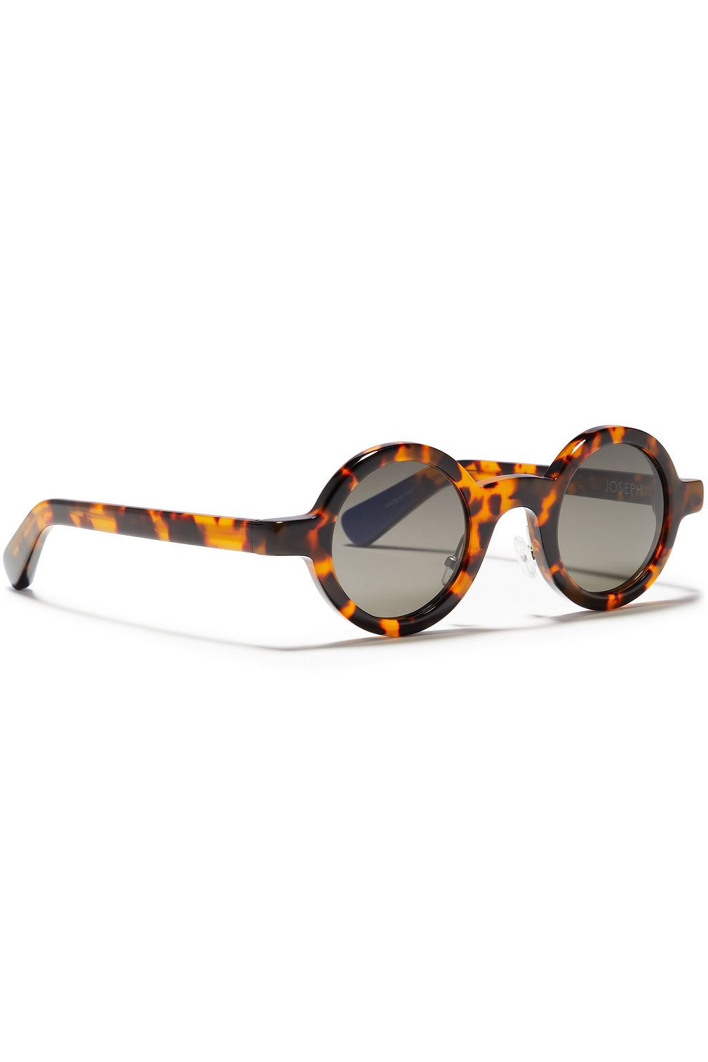 JOSEPH Round-frame tortoiseshell acetate sunglasses