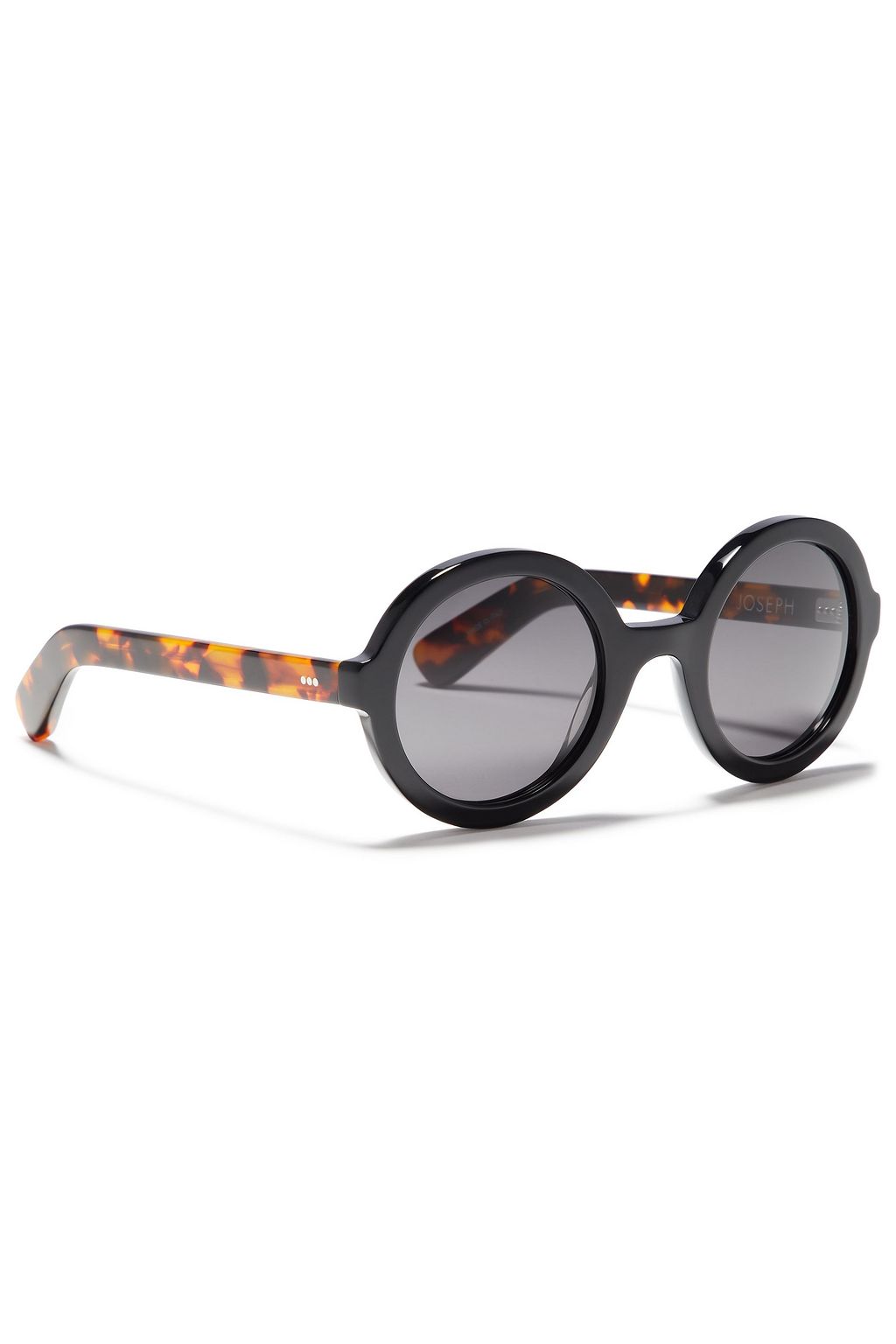 JOSEPH Round-frame tortoiseshell acetate sunglasses